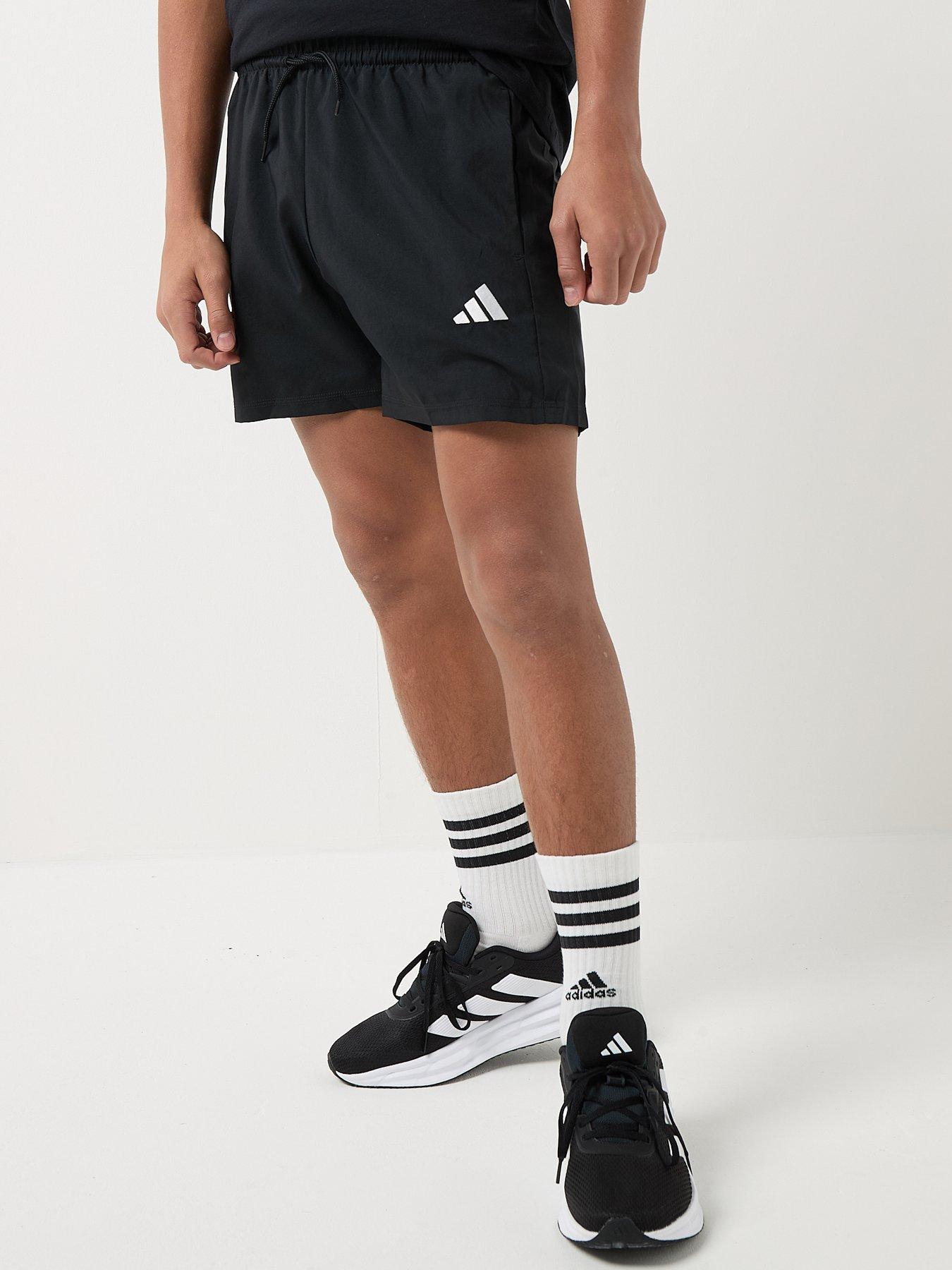 adidas-sportswear-junior-boys-essentials-climacool-shorts-black