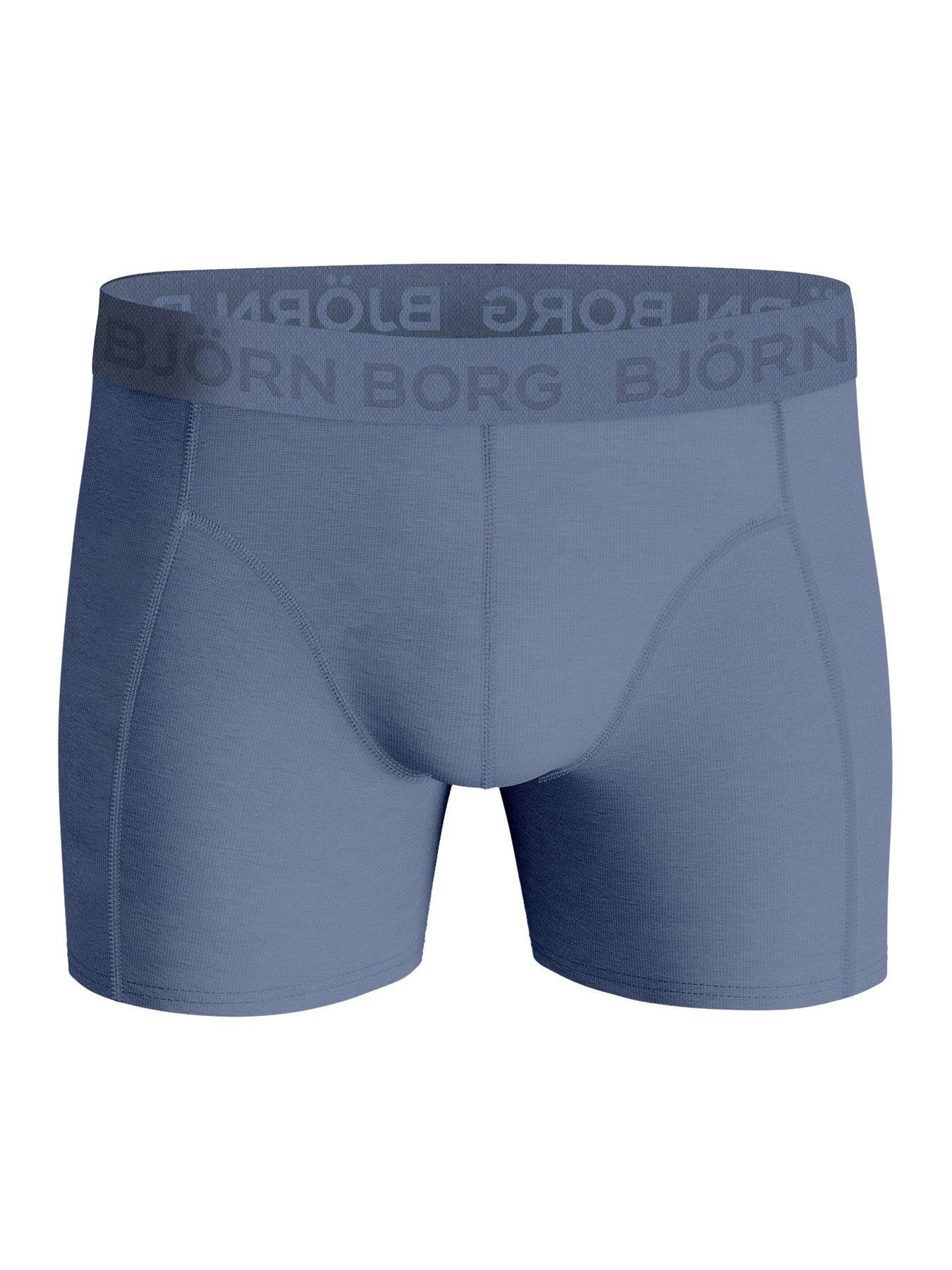  image of bjorn-borg-3-pack-of-cotton-stretch-boxers-blue