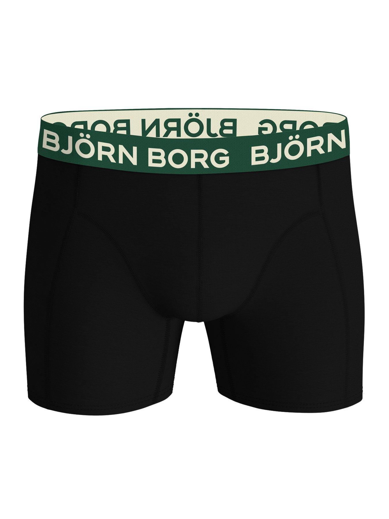  image of bjorn-borg-3-pack-of-cotton-stretch-boxers-black