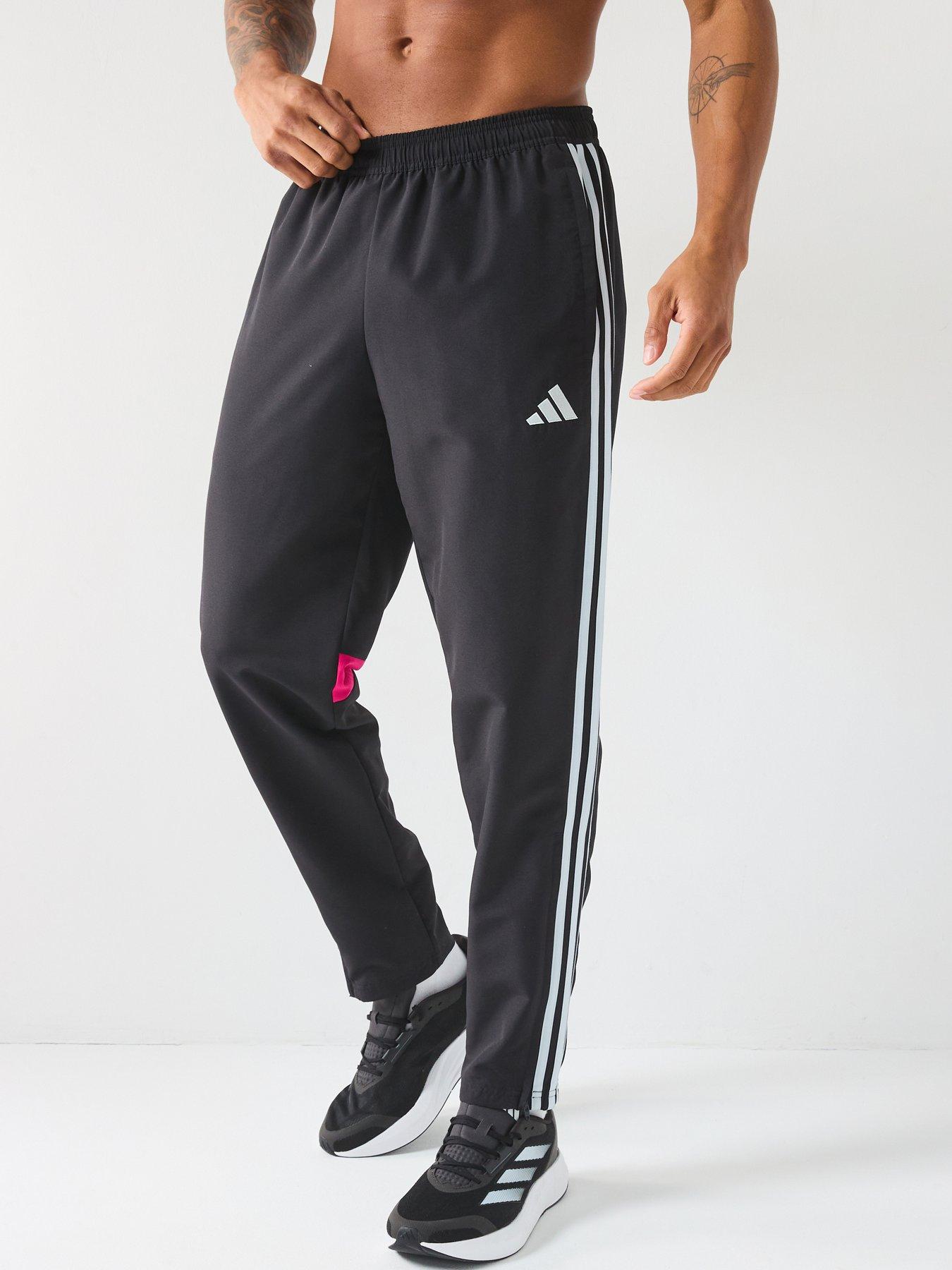 adidas Mens Tiro Essentials Sw Pant - Grey/pink
