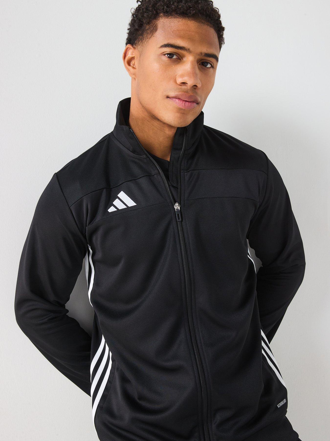  image of adidas-mens-tiro-essentials-tracksuit-blackwhite