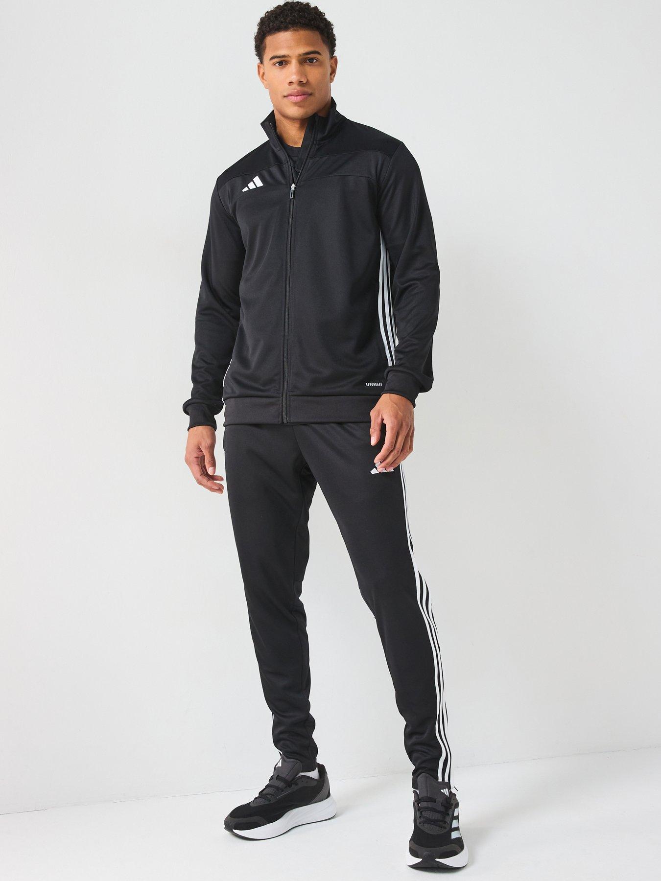 image of adidas-mens-tiro-essentials-tracksuit-blackwhite