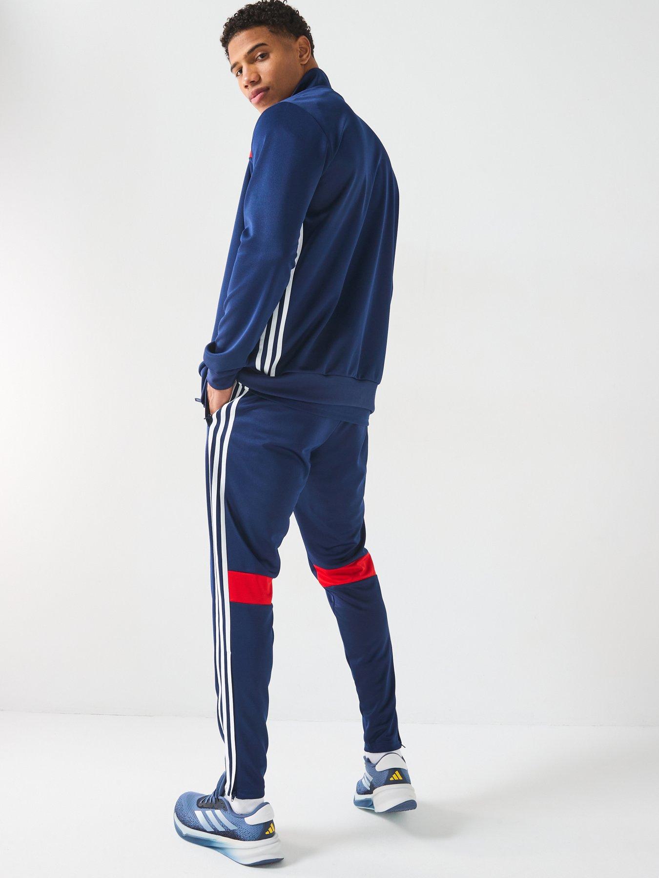  image of adidas-mens-tiro-essentials-tracksuit-bluered