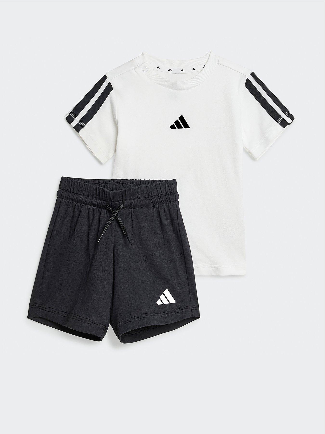 adidas-sportswear-infant-unisex-essentials-tee-set-white