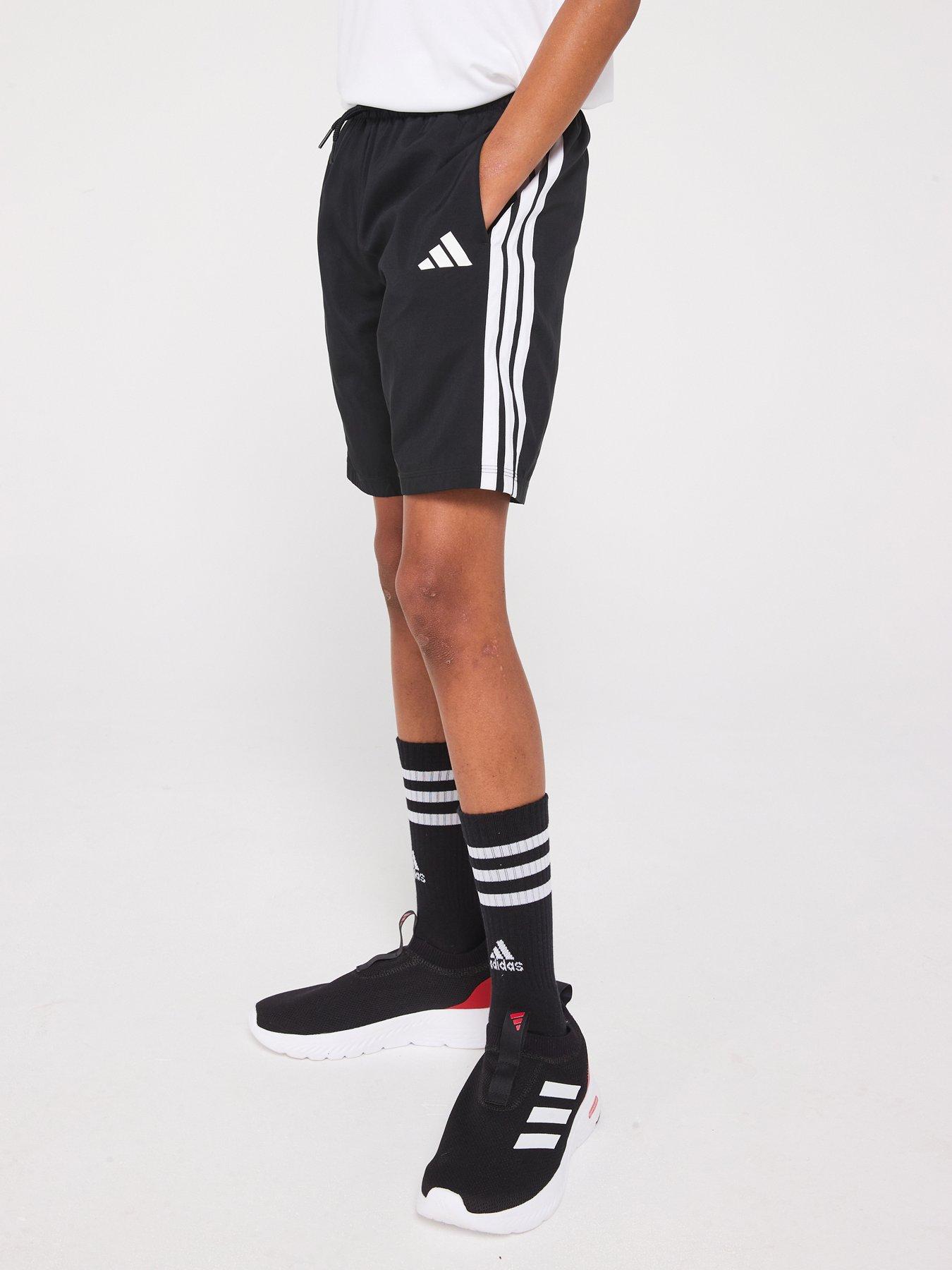  image of adidas-sportswear-junior-boys-essentials-climacool-shorts-black