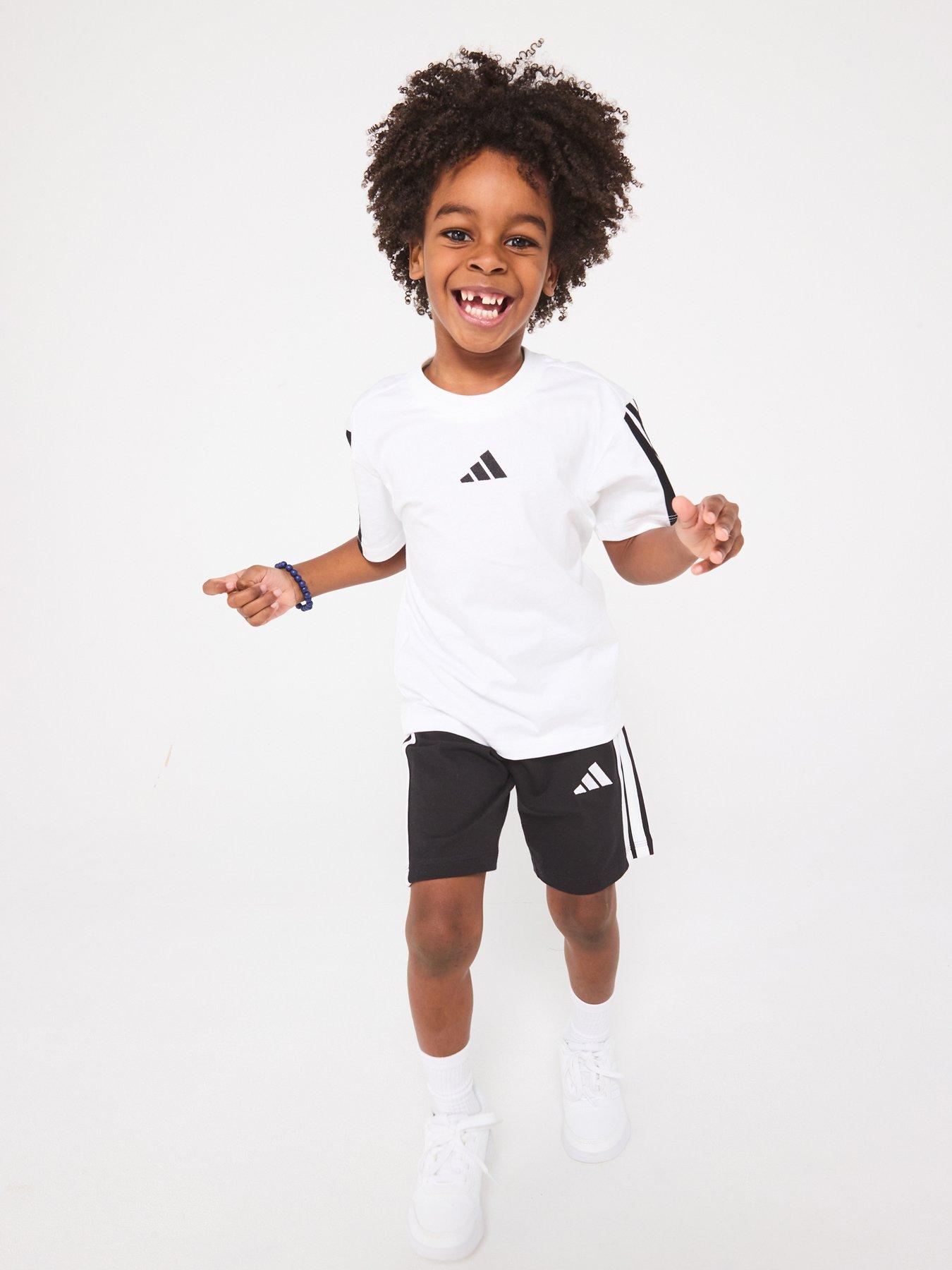 adidas Sportswear Kids Unisex Essentials Tee Set - White