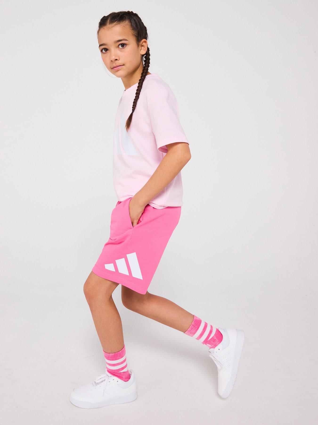 adidas-sportswear-junior-boys-essentials-tee-set-pink