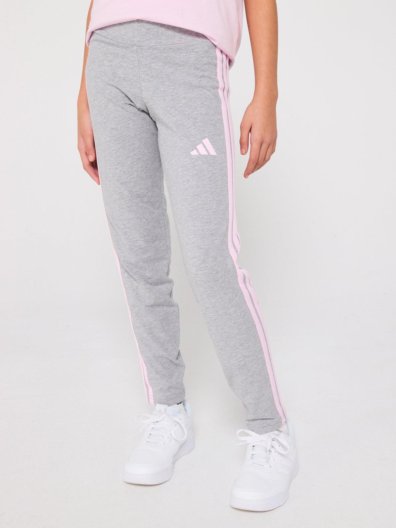 adidas-sportswear-junior-girls-essentials-leggings-grey
