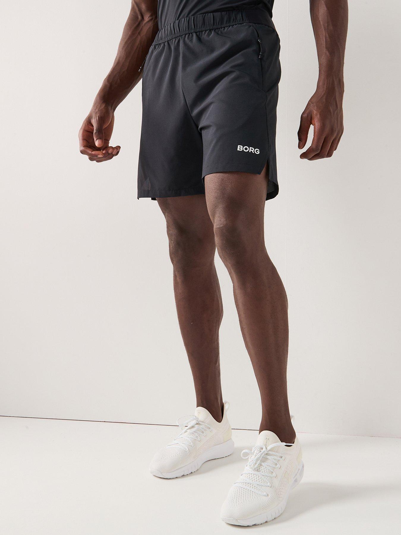 Image 1 of 5 of Bjorn Borg Zip Shorts - Black