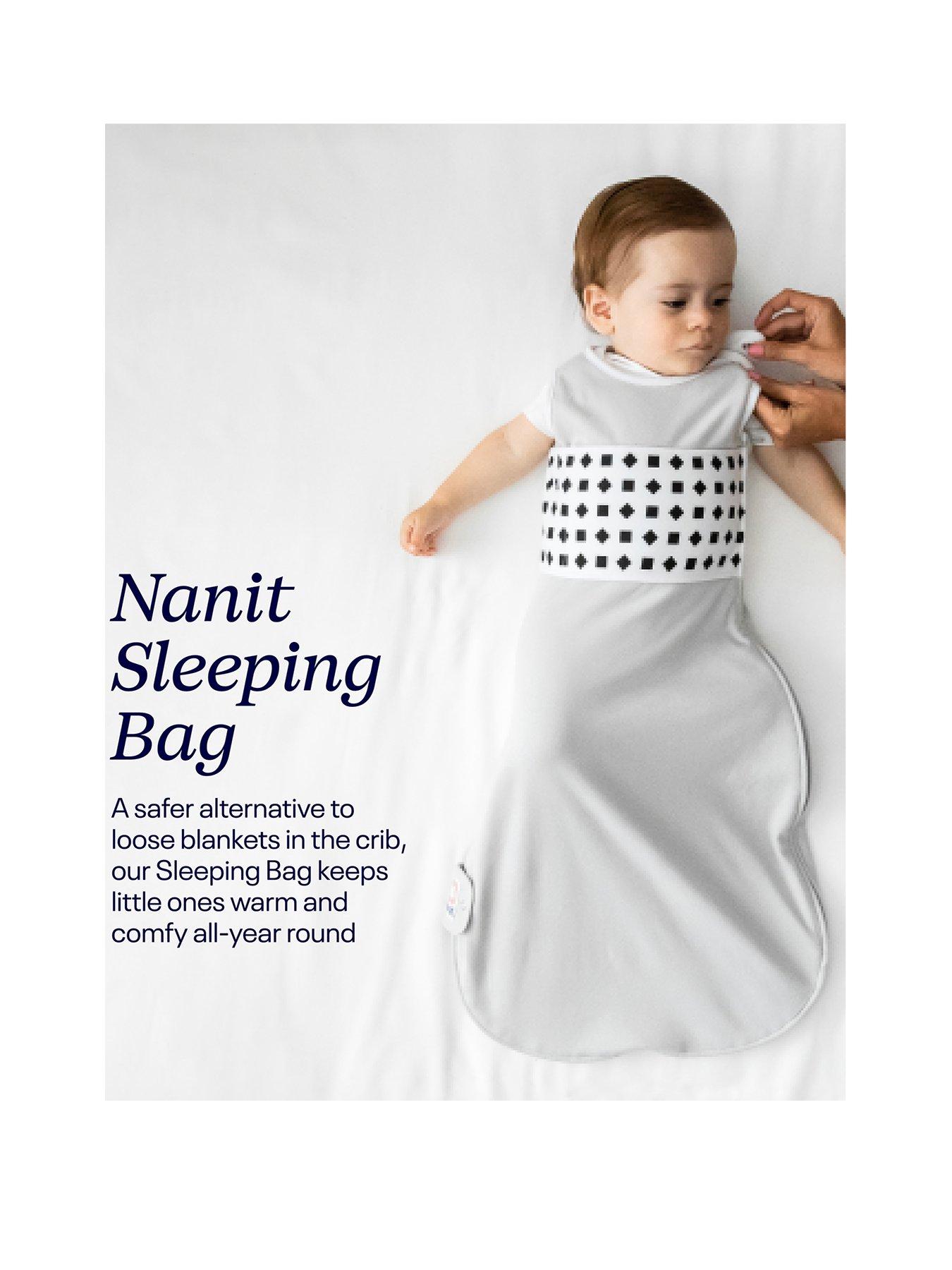 Image 3 of 7 of Nanit Breathing Wear Sleeping Bag - 1pk MEDIUM 6-12M, Pebble Grey
