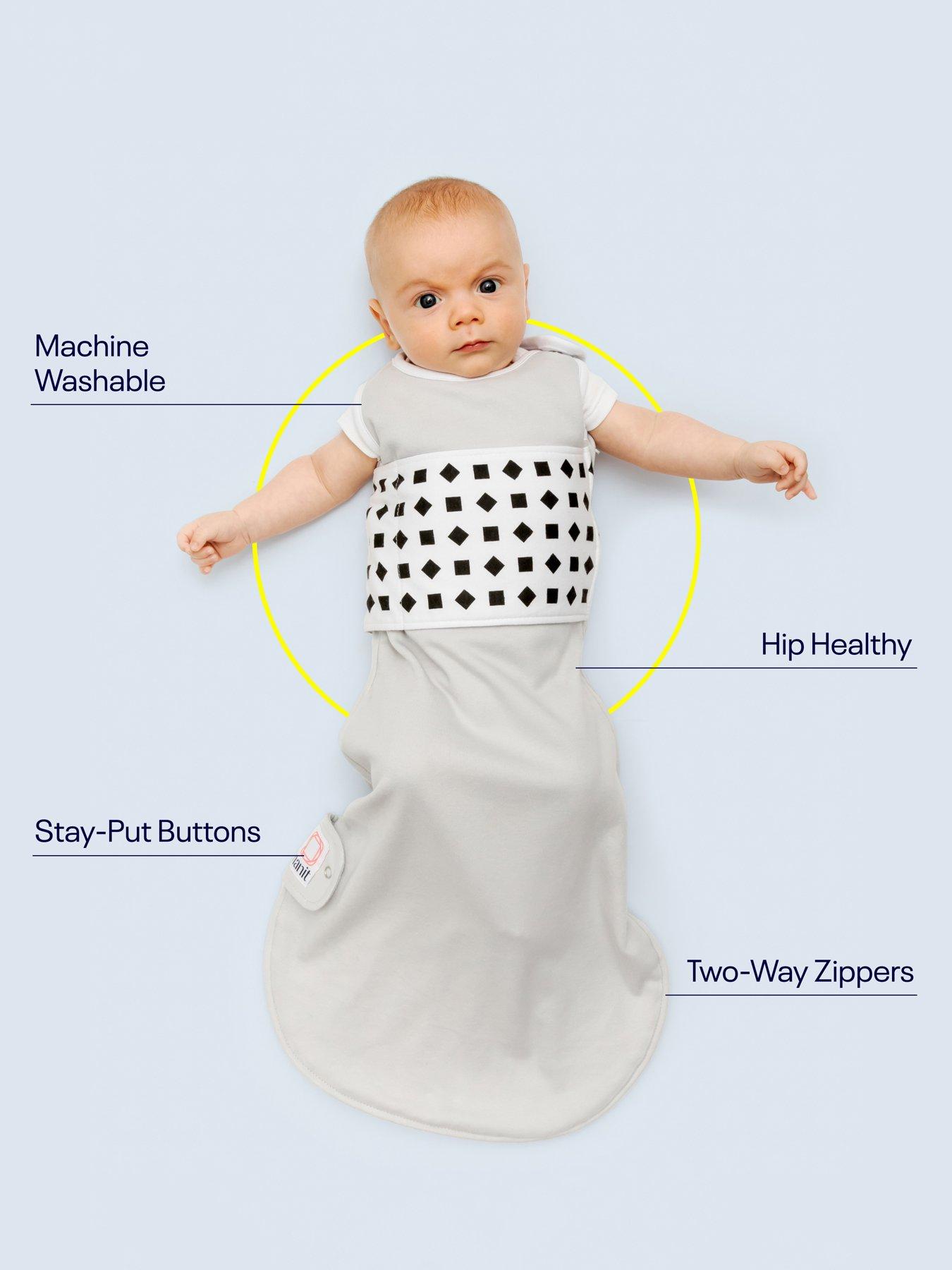 Image 5 of 7 of Nanit Breathing Wear Sleeping Bag - 1pk MEDIUM 6-12M, Pebble Grey