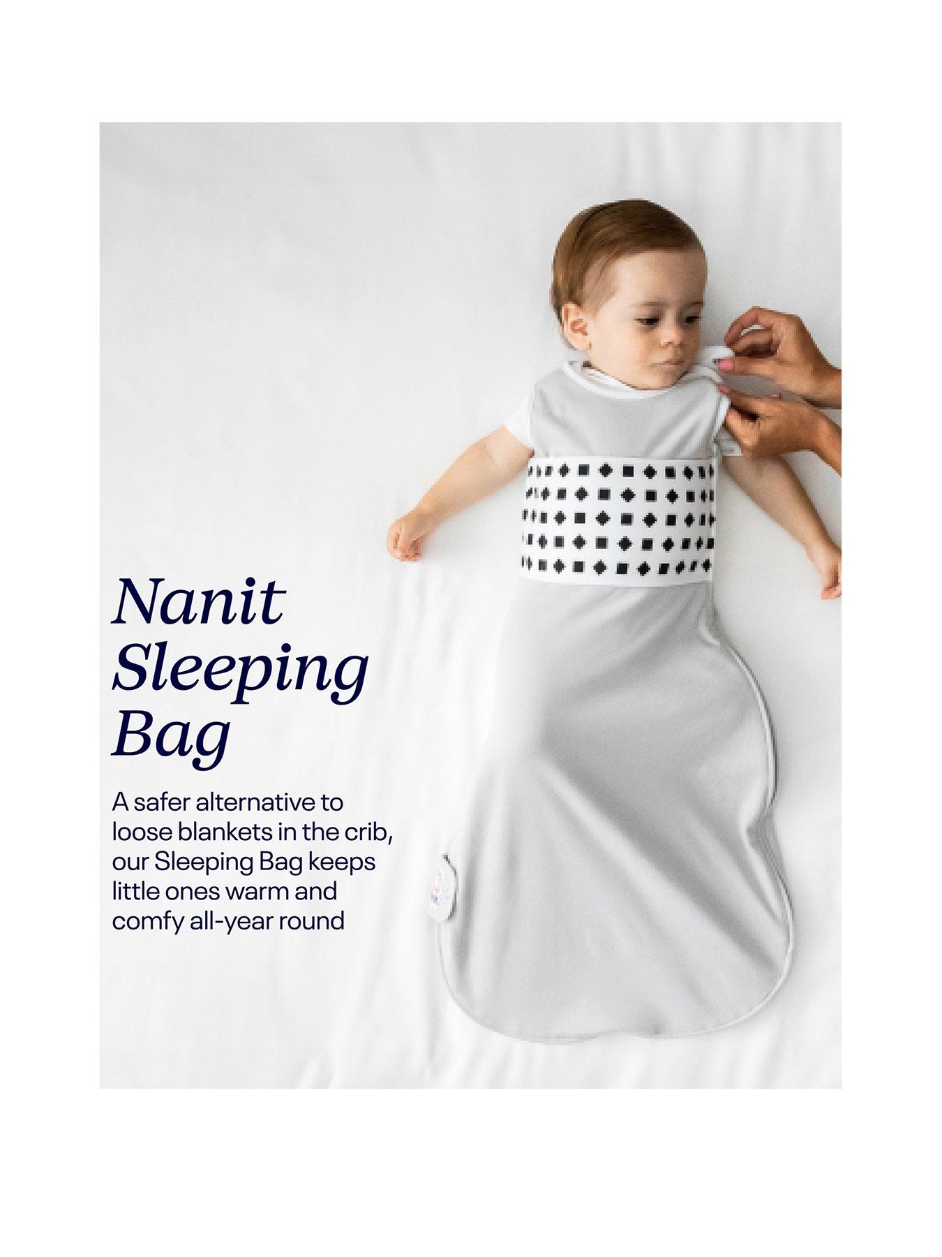 image of nanit-breathing-wear-sleeping-bag-1pk-large-12-18m-pebble-grey