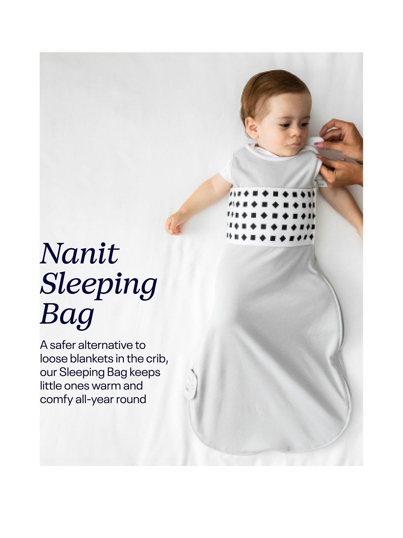 image of nanit-breathing-wear-sleeping-bag-1pk-ex-large-18-24m-pebble-grey