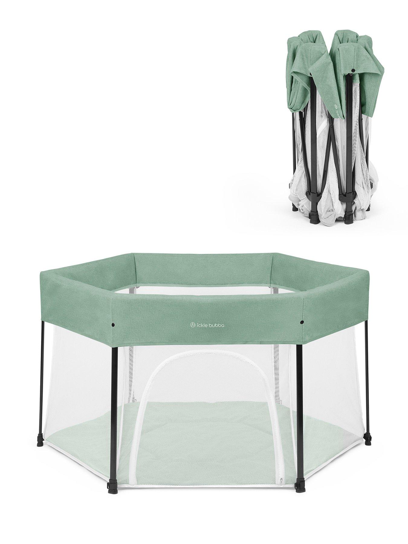 Ickle Bubba Fiesta Pop-Up Playpen - Sage Green