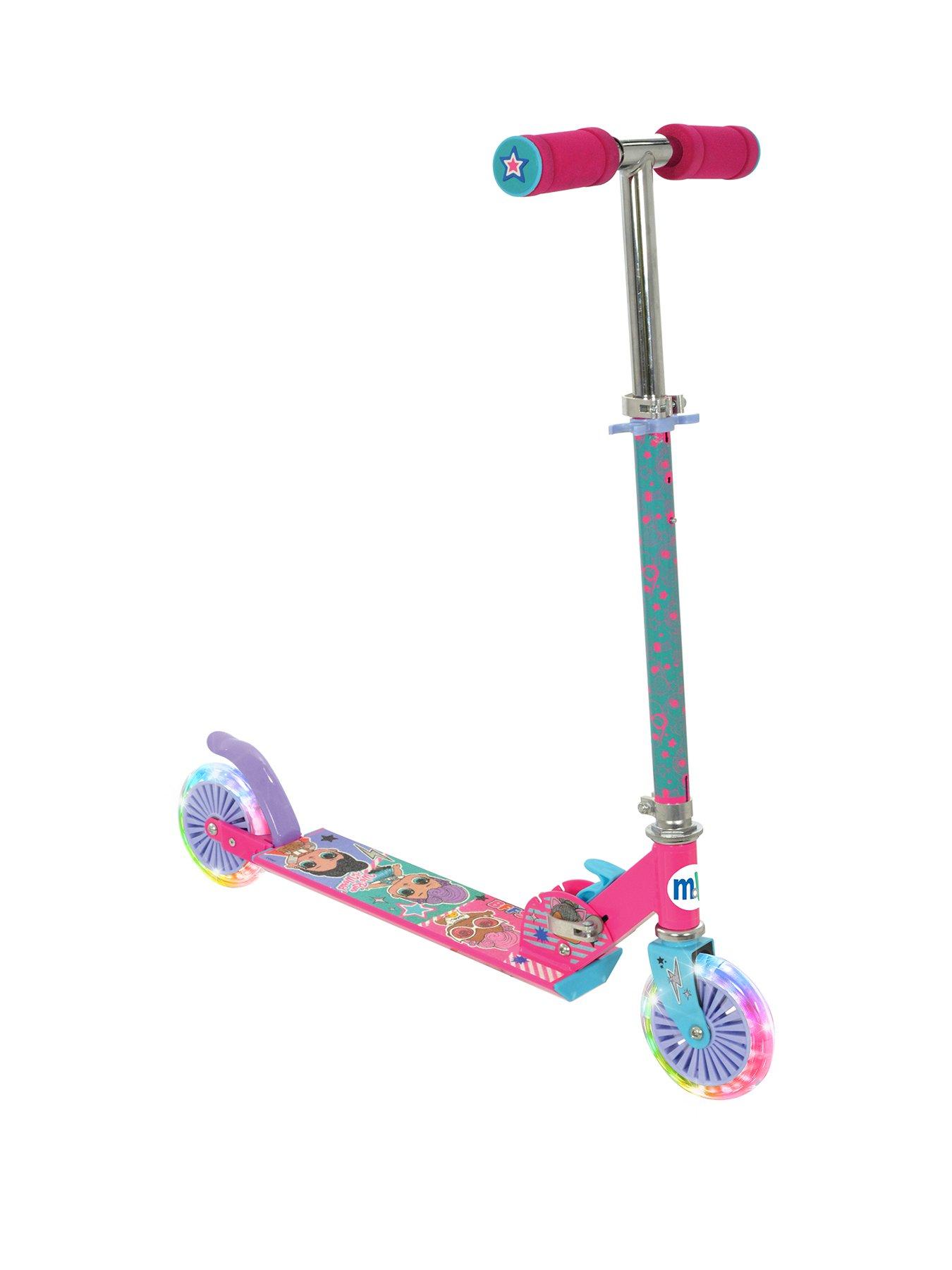 undefined LOL Surprise Folding Inline Scooter with Light Up Wheels