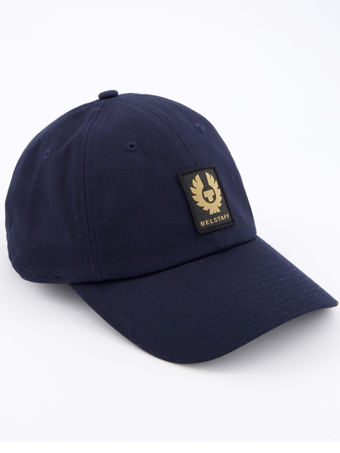  image of belstaff-phoenix-patch-logo-baseball-cap-navy