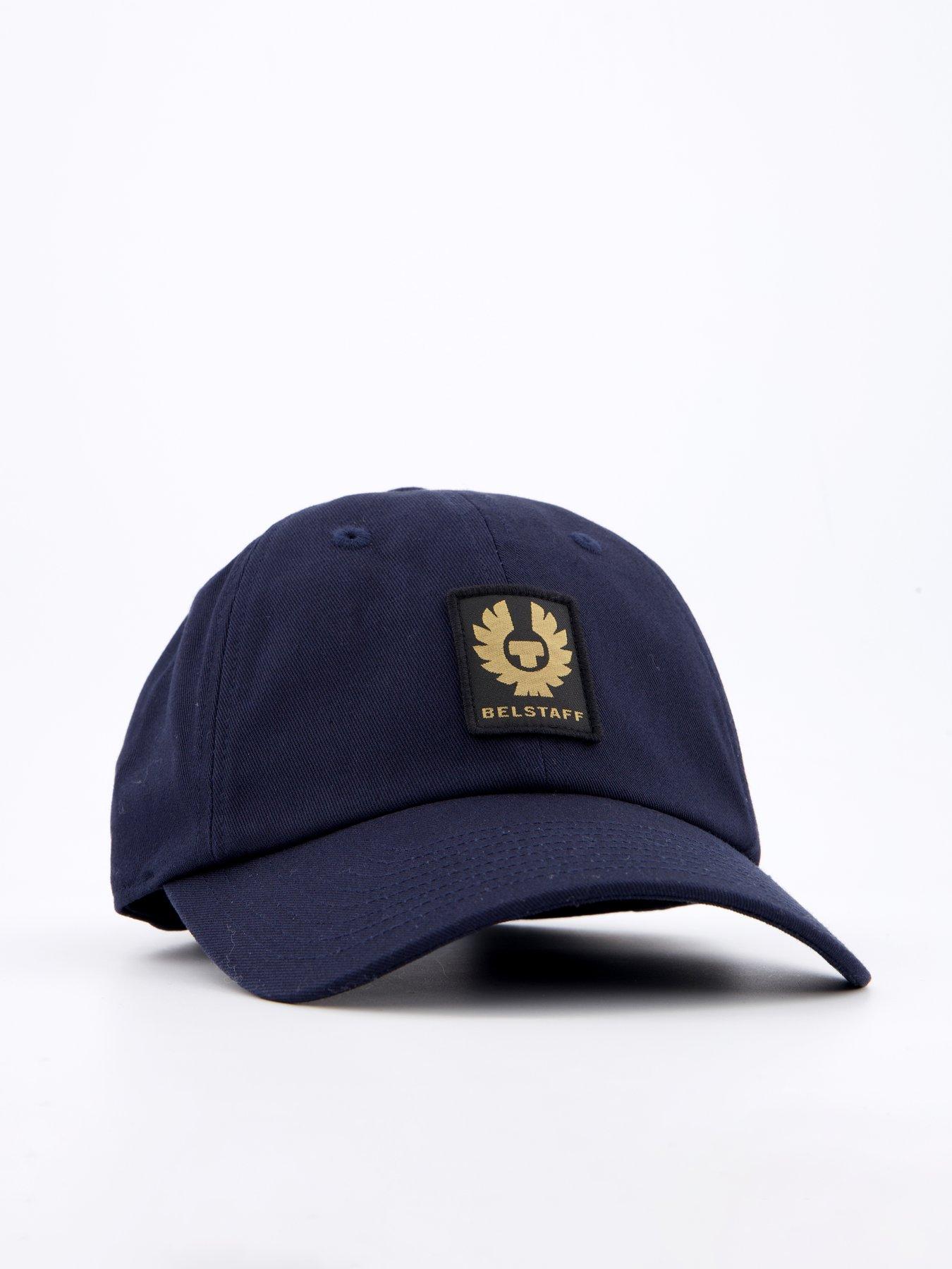  image of belstaff-phoenix-patch-logo-baseball-cap-navy