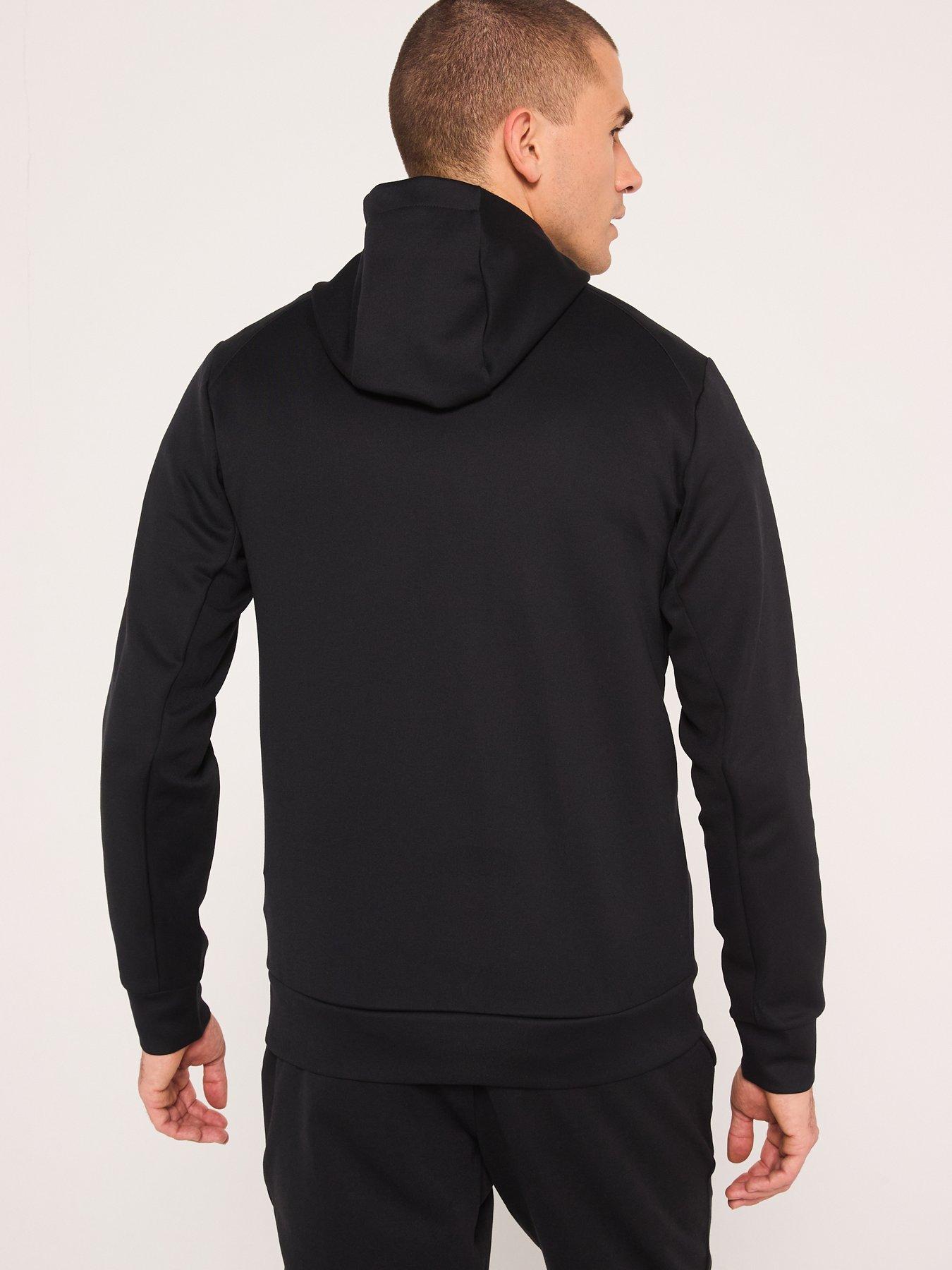 Image 2 of 5 of New Balance Mens Running Tech Knit Hoodie - Black