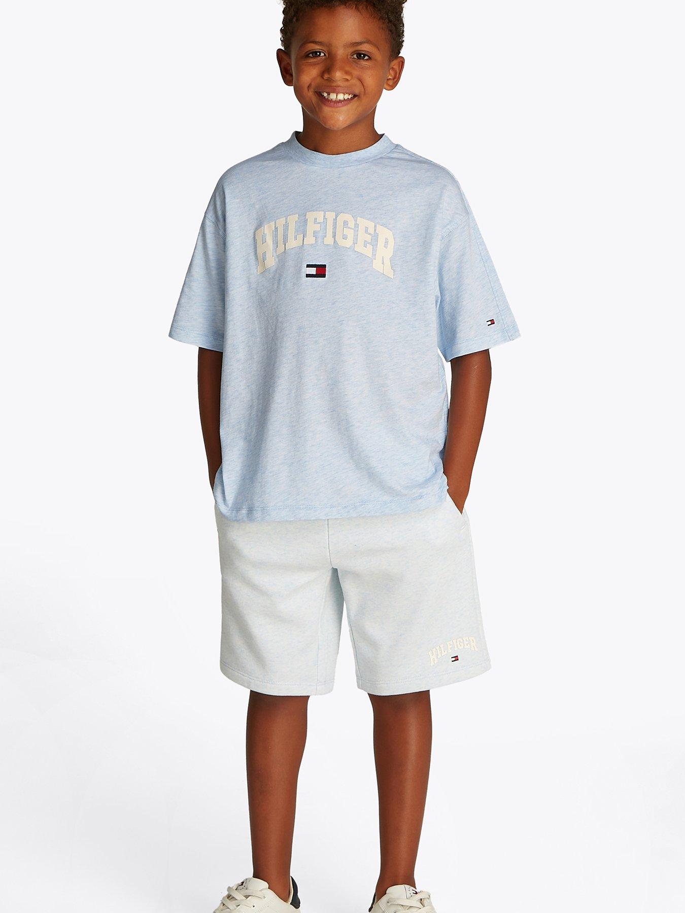 Tommy Hilfiger Boys Varsity Short Sleeve T-Shirt - Blue