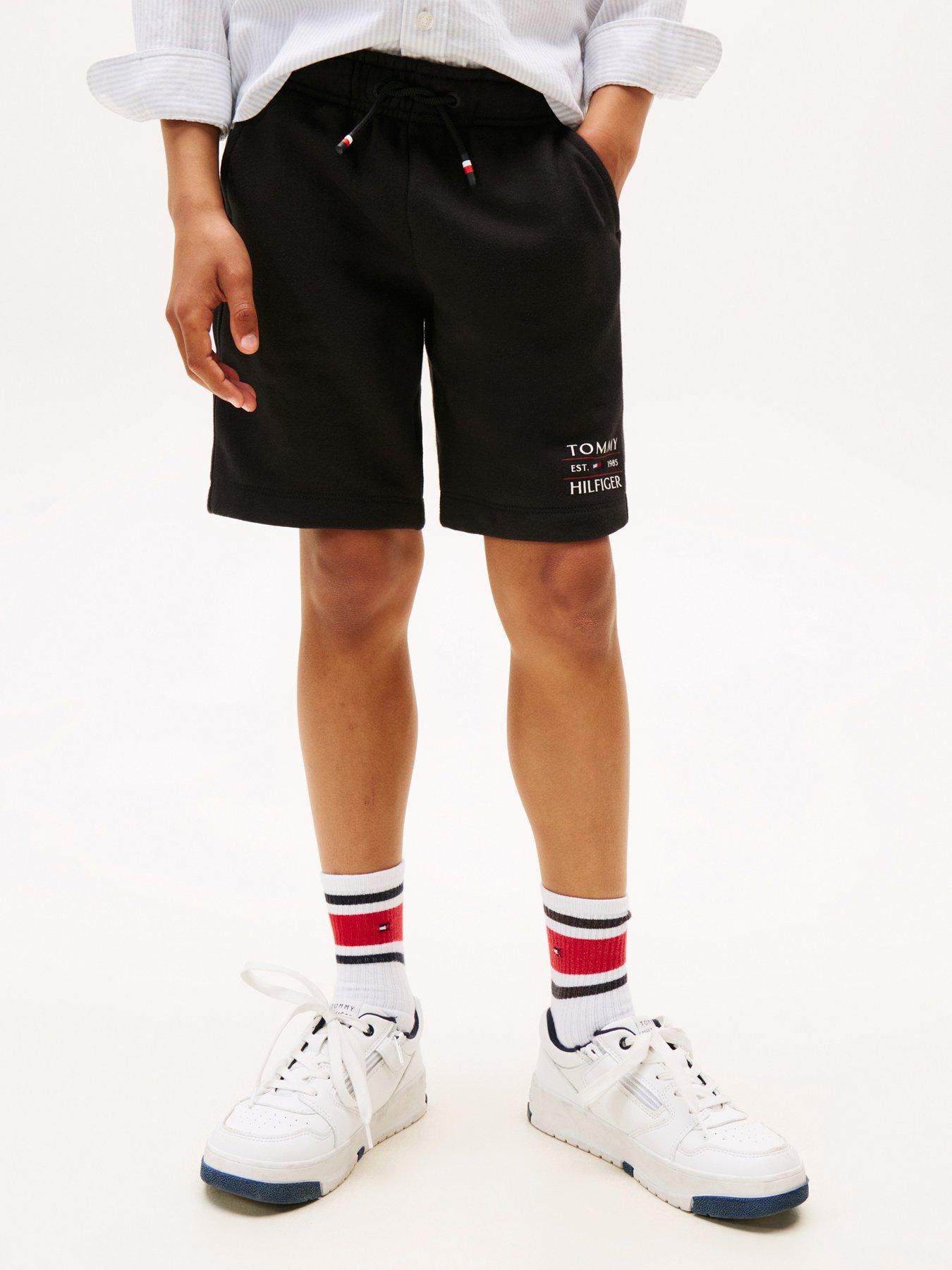 undefined Boys Flag Sweatshort - Black