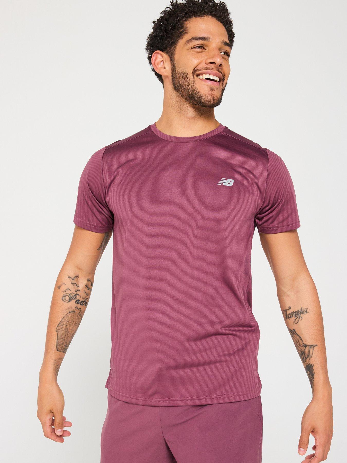  image of new-balance-mens-running-sport-essentials-t-shirt-purple