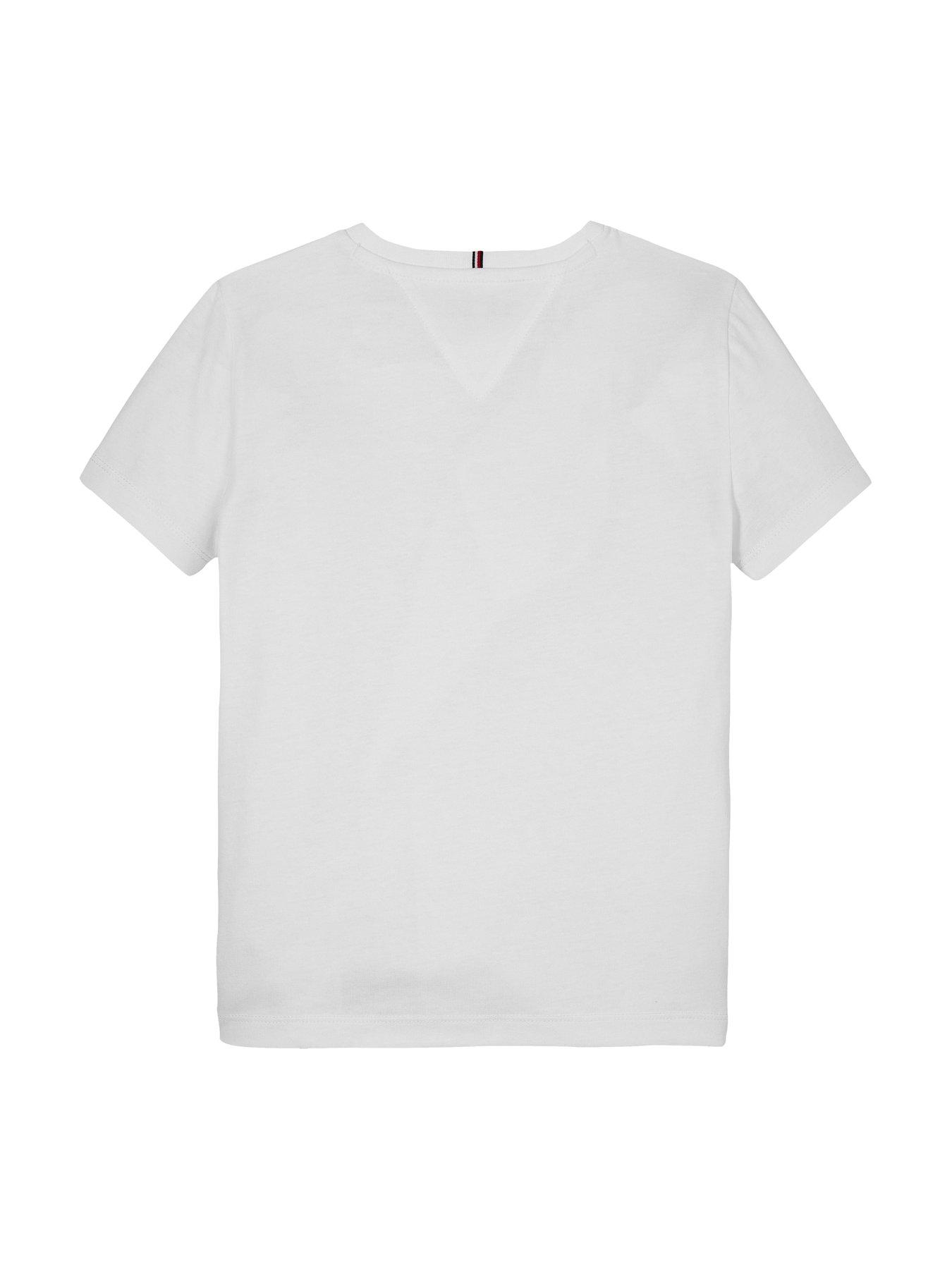  image of tommy-hilfiger-girls-varsity-short-sleeve-t-shirt-white