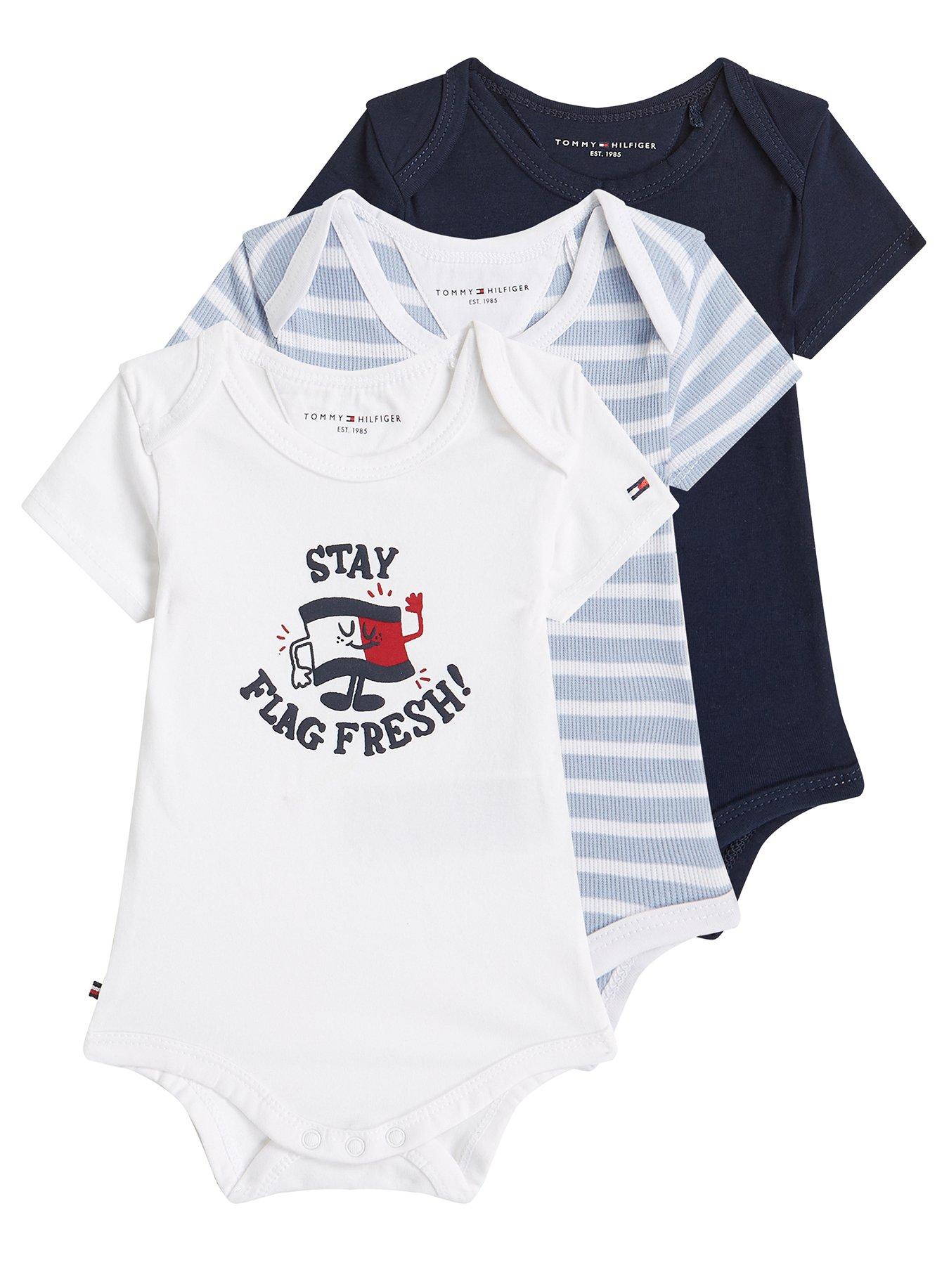 tommy-hilfiger-baby-boys-3-pack-short-sleeve-bodysuit-giftbox-navy