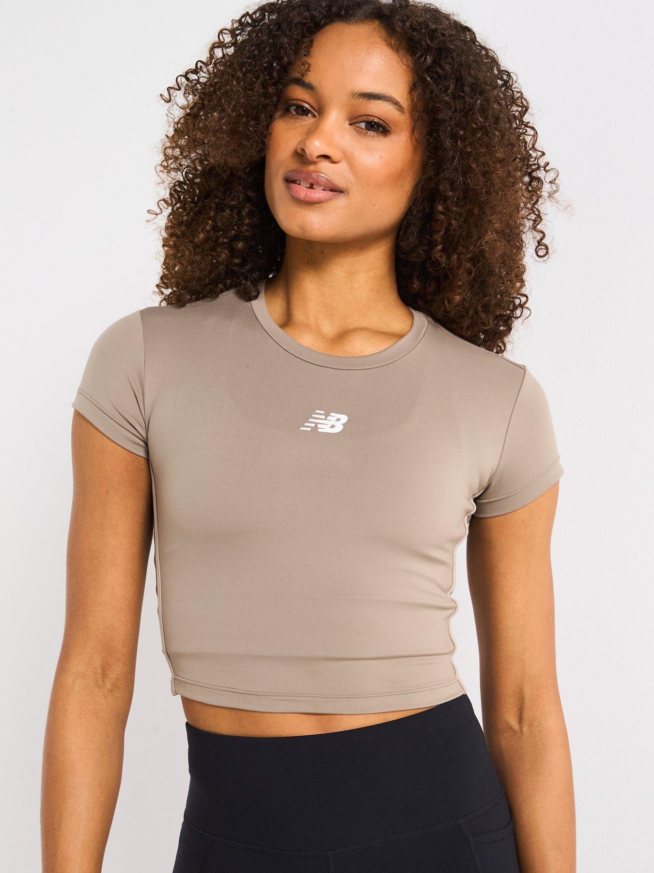 undefined Women's Running NB Harmony Fitted T-Shirt - Khaki