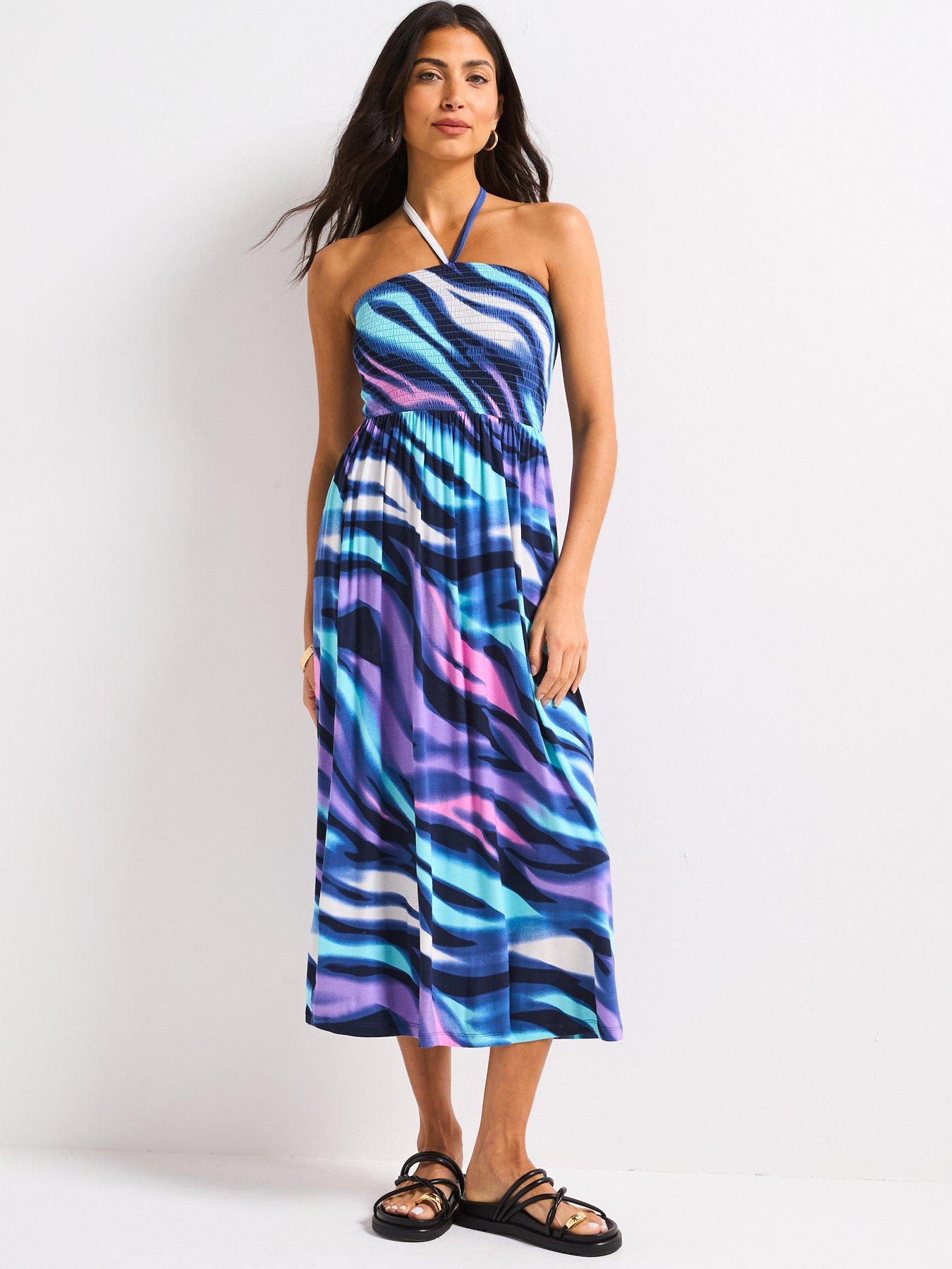 v-by-very-halter-shirred-bandeau-midaxi-dress