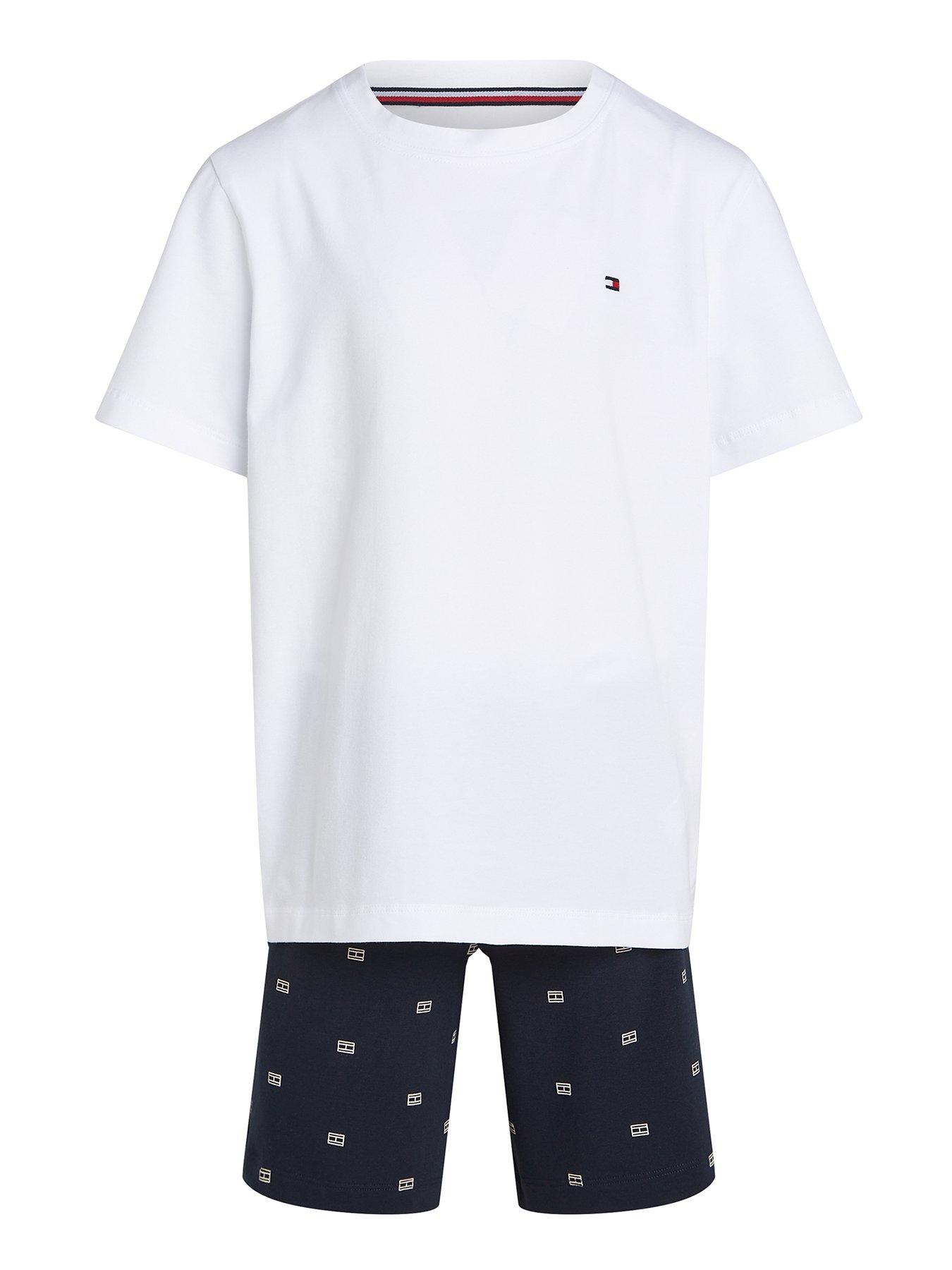 undefined Signature Regular Pyjama Set - White / Outline Flag Desert Sky