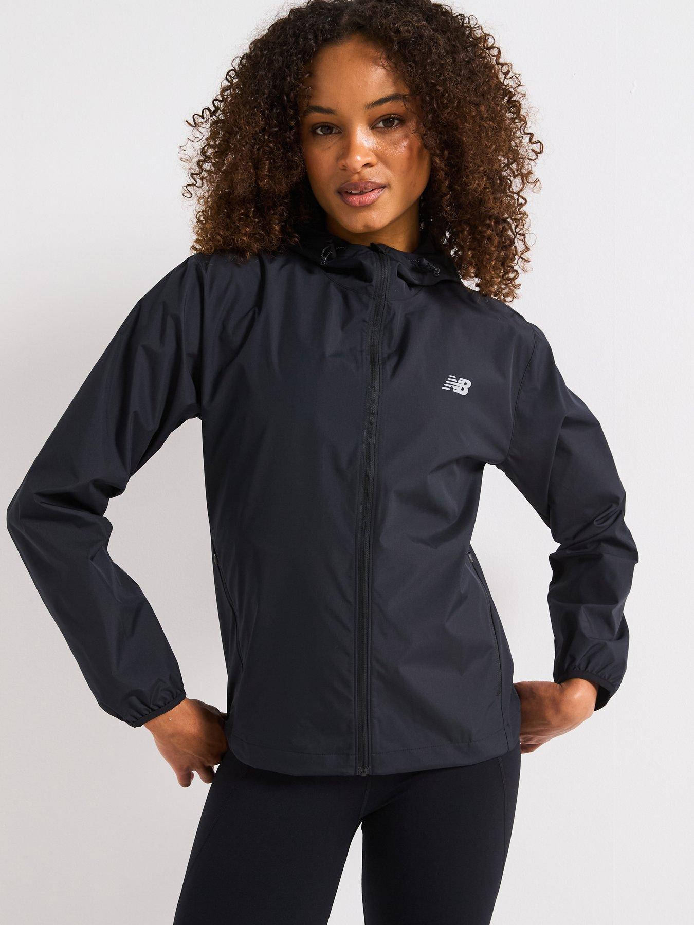 undefined Women's Running Hooded Jacket - Black