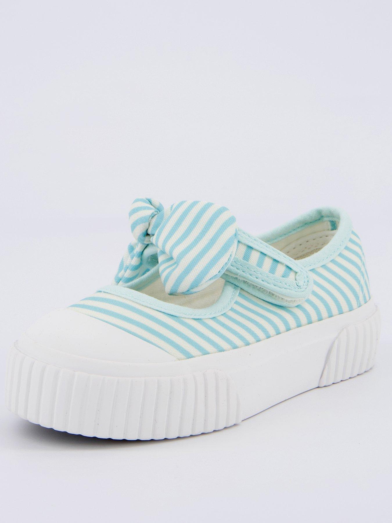 image of everyday-girls-canvas-bow-mary-jane-pumps-blue