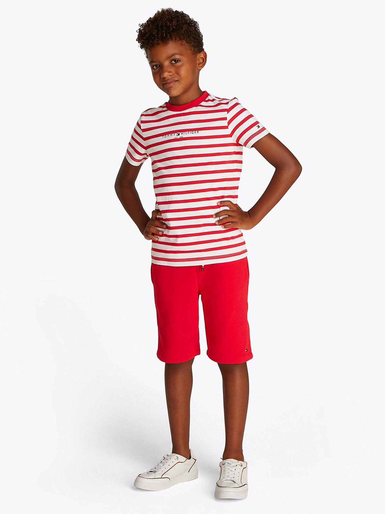 tommy-hilfiger-boys-essential-short-sleeve-t-shirt-and-short-set-red-stripe