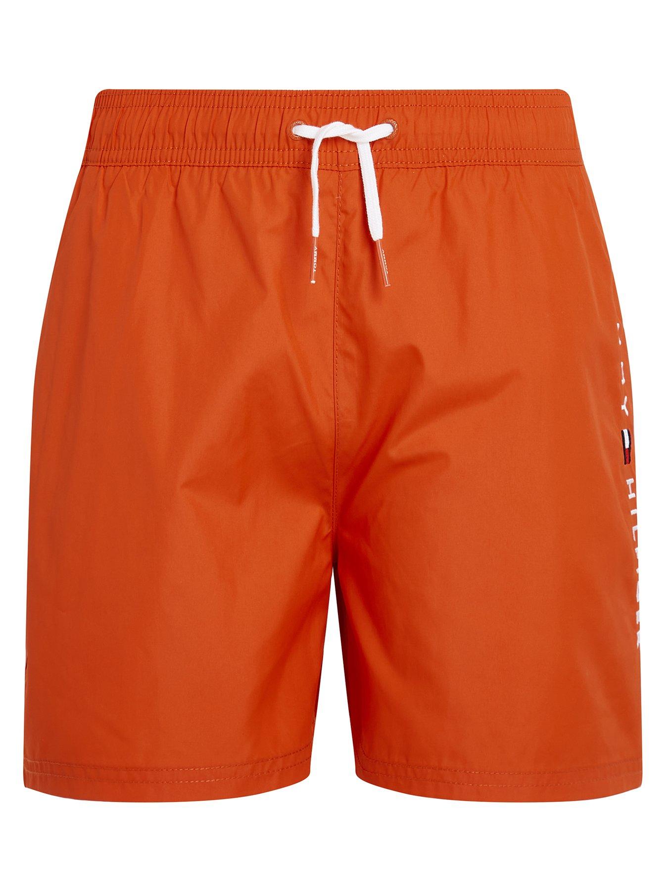 undefined Boys Drawstring Swim Short - Orange