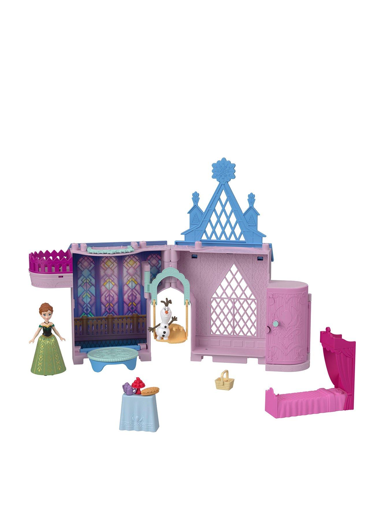 undefined Storytime Stackers Playset, Anna's Arendelle Castle Dollhouse with Small Doll