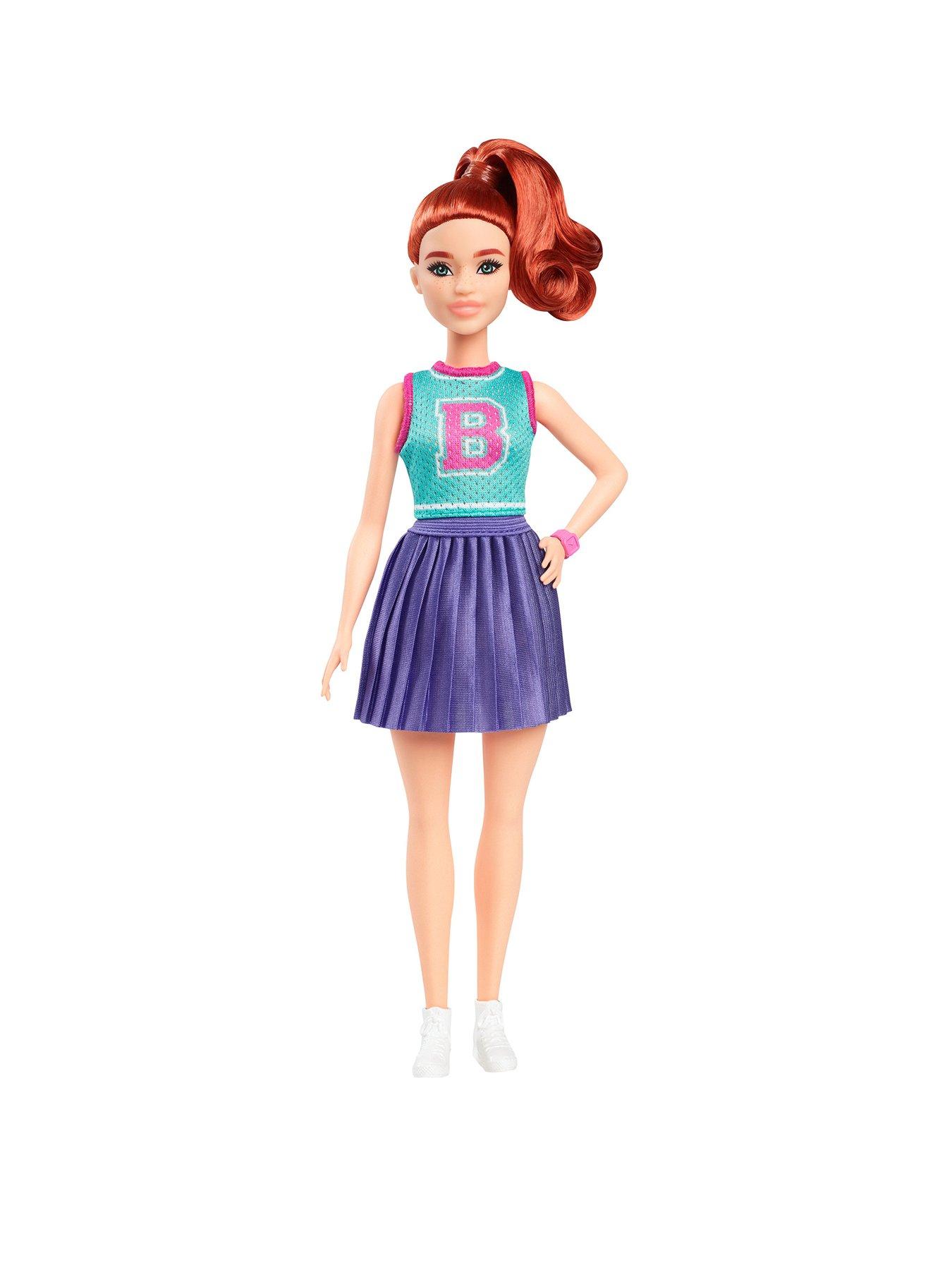 undefined Fashionistas Doll #232 in Jersey Top and Pleated Purple Skirt, Red Hair