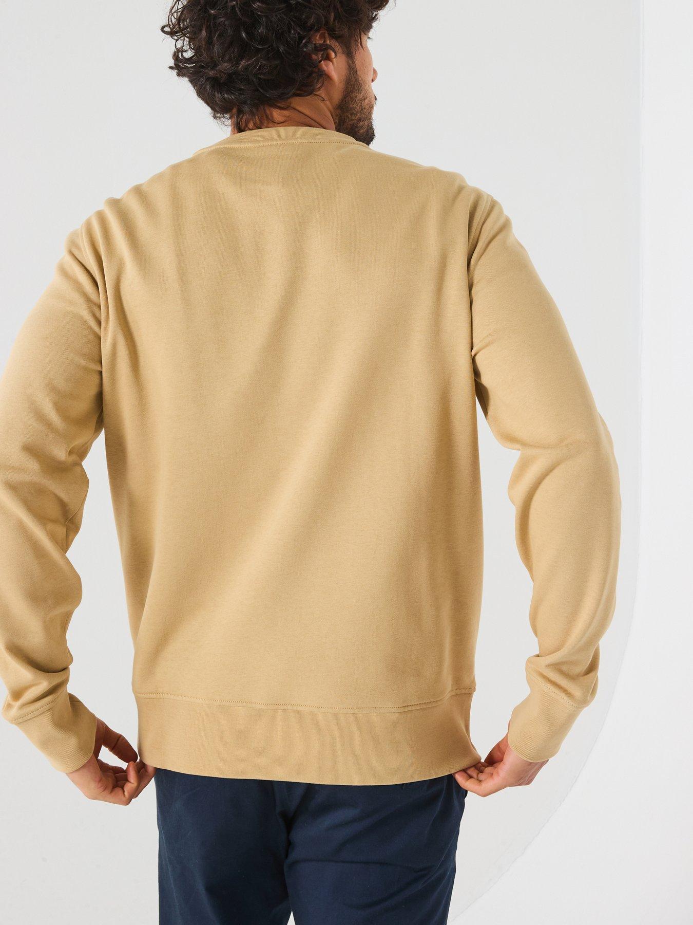 Image 2 of 6 of GANT Graphic Crew Neck Sweat Shirt - Beige
