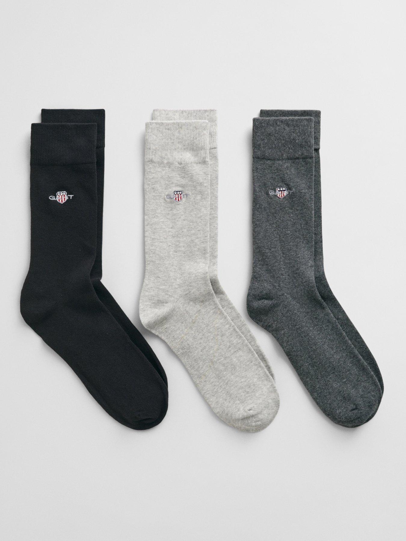  image of gant-3-pack-shield-crew-socks