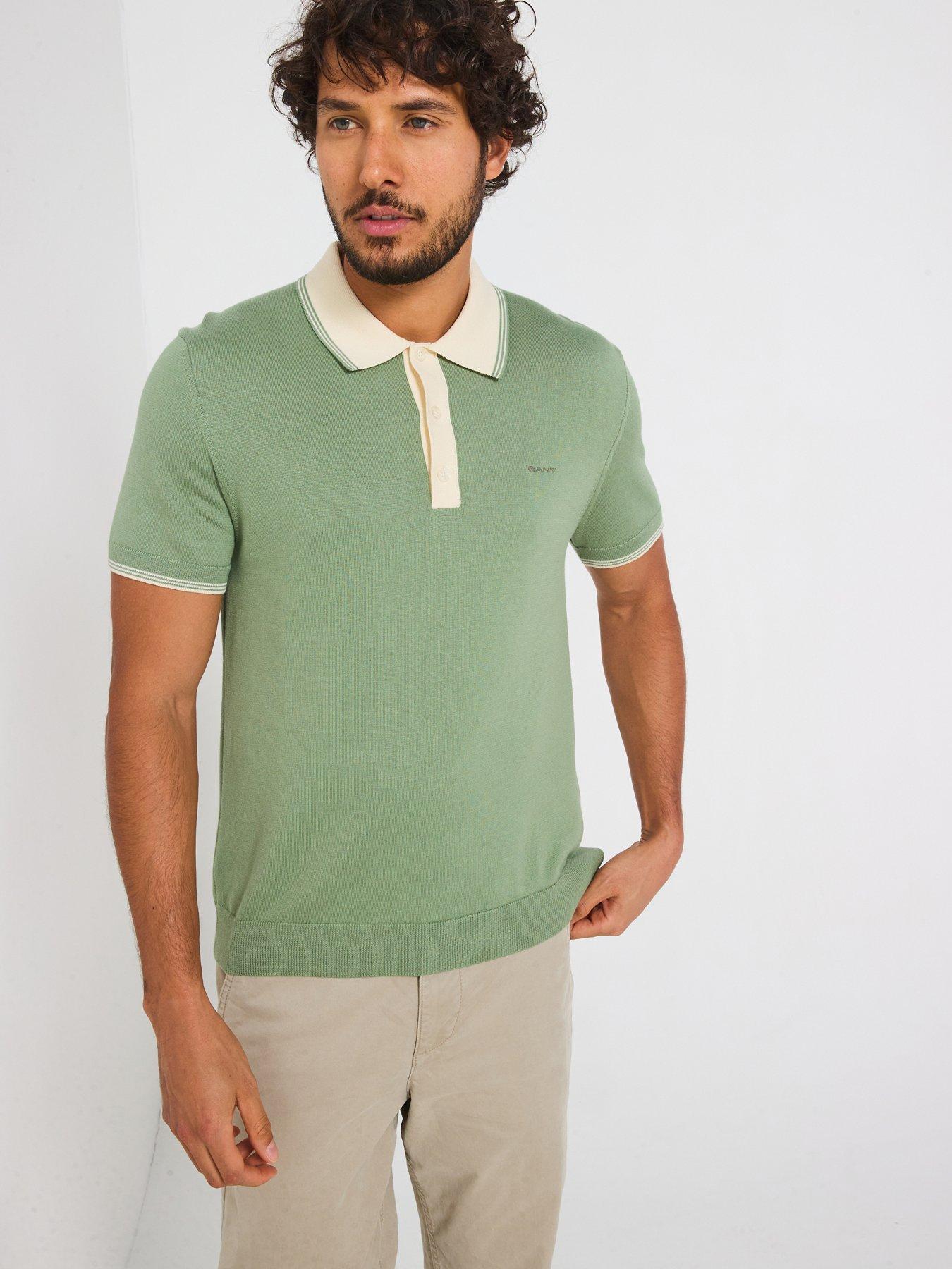 gant-modal-blend-short-sleeve-knitted-polo-shirt-green