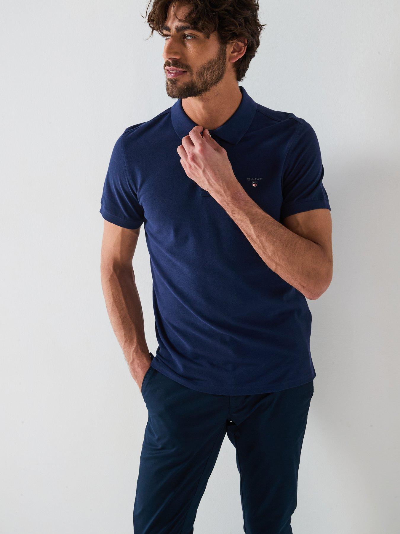 Image 5 of 6 of GANT Slim Chinos - Dark Blue