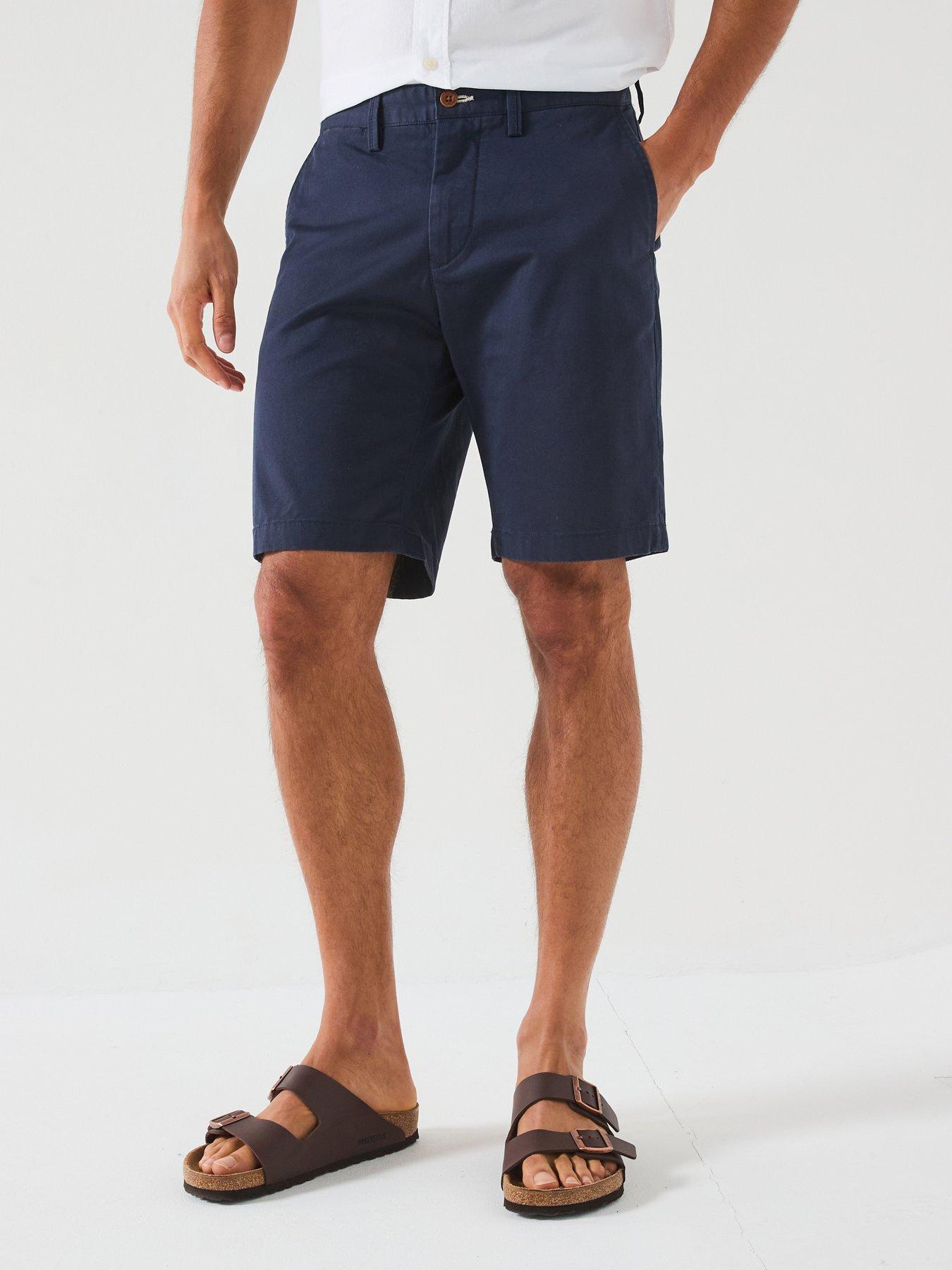 gant-slim-fit-twill-chino-shorts-dark-blue