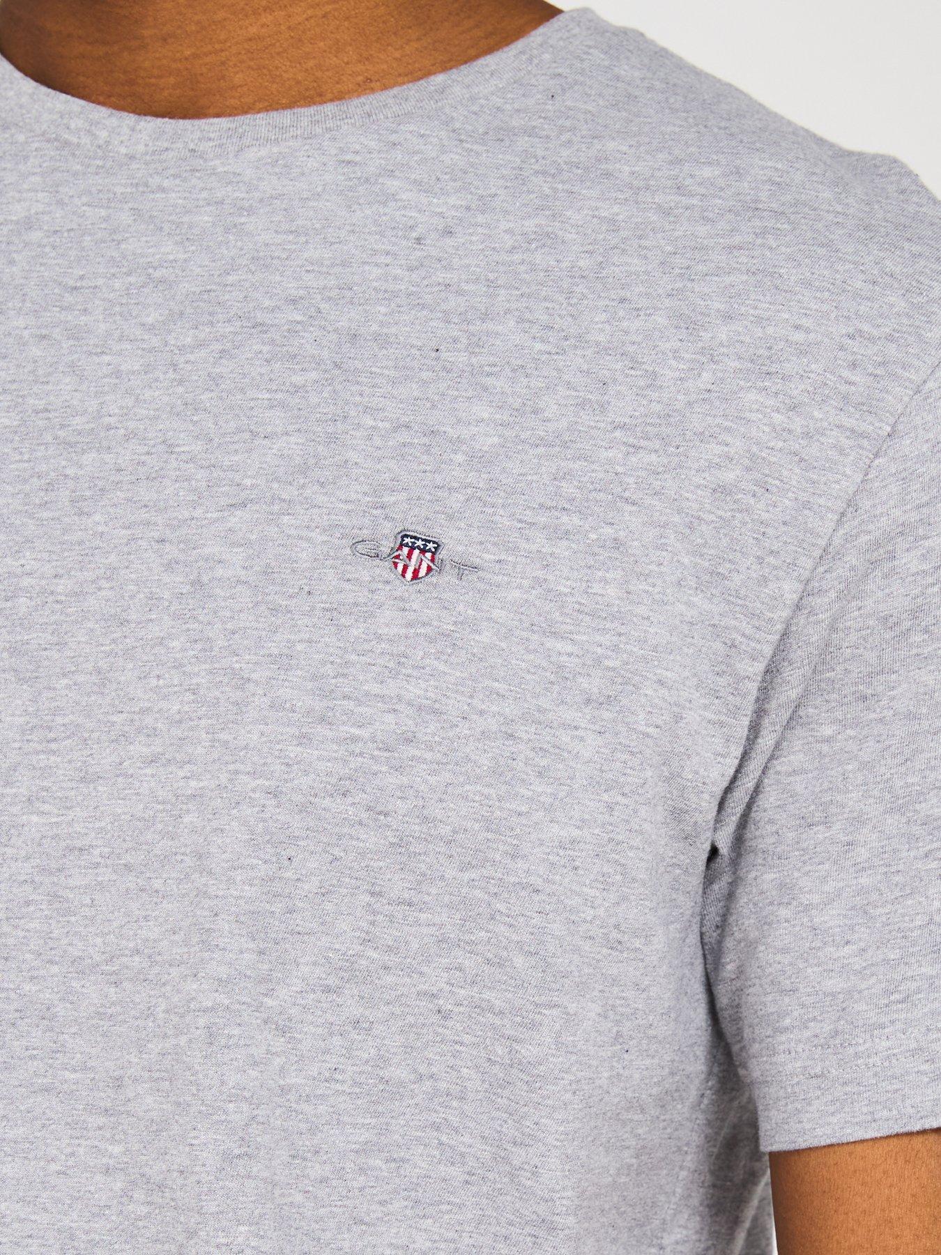  image of gant-regular-fit-short-sleeve-t-shirt-grey