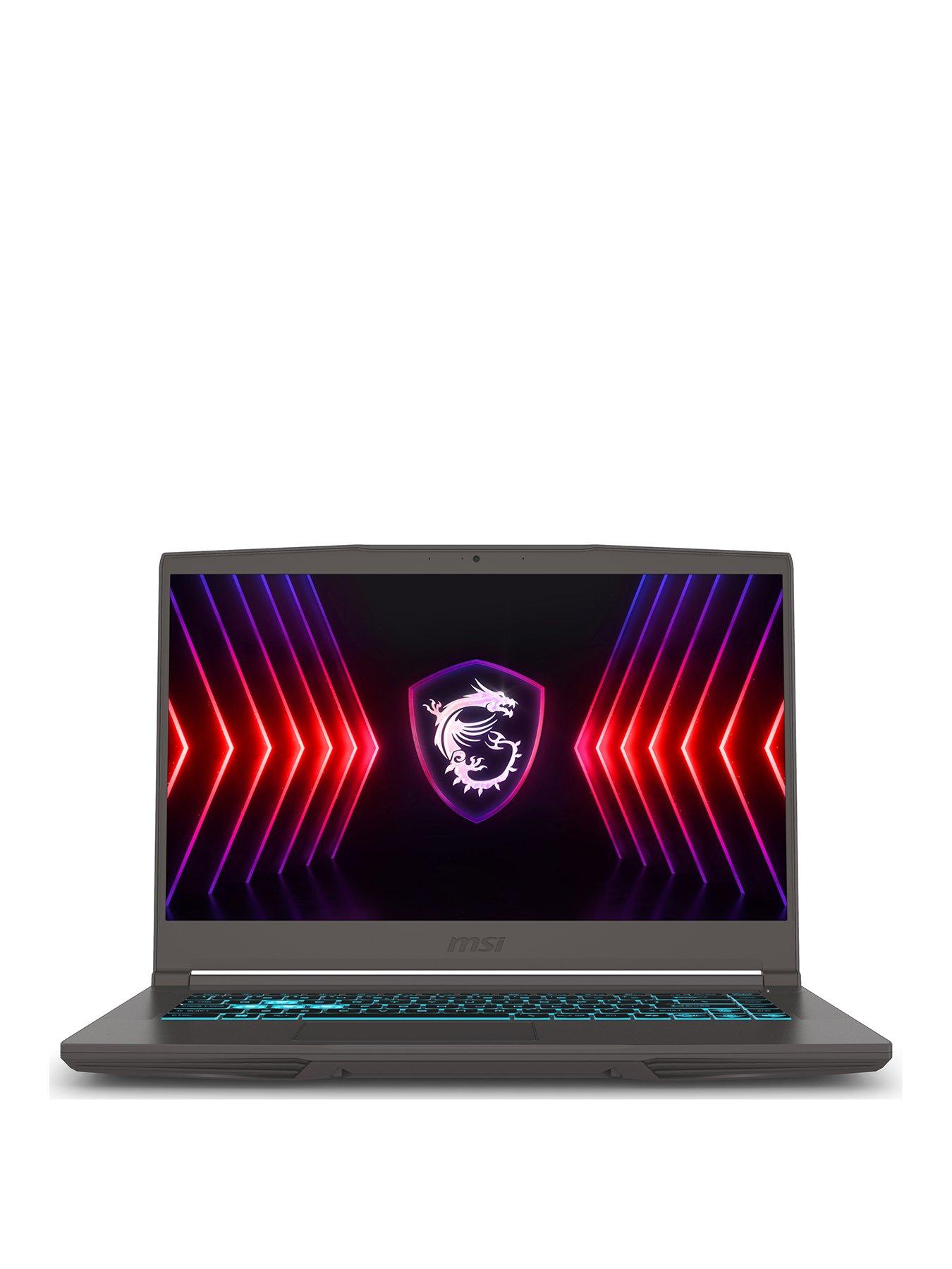 Image 1 of 7 of MSI Thin 15 Gaming Laptop - 15.6in FHD, GeForce RTX 4050,&nbsp;Intel Core i7,&nbsp;16GB RAM, 512GB SSD&nbsp;- Grey