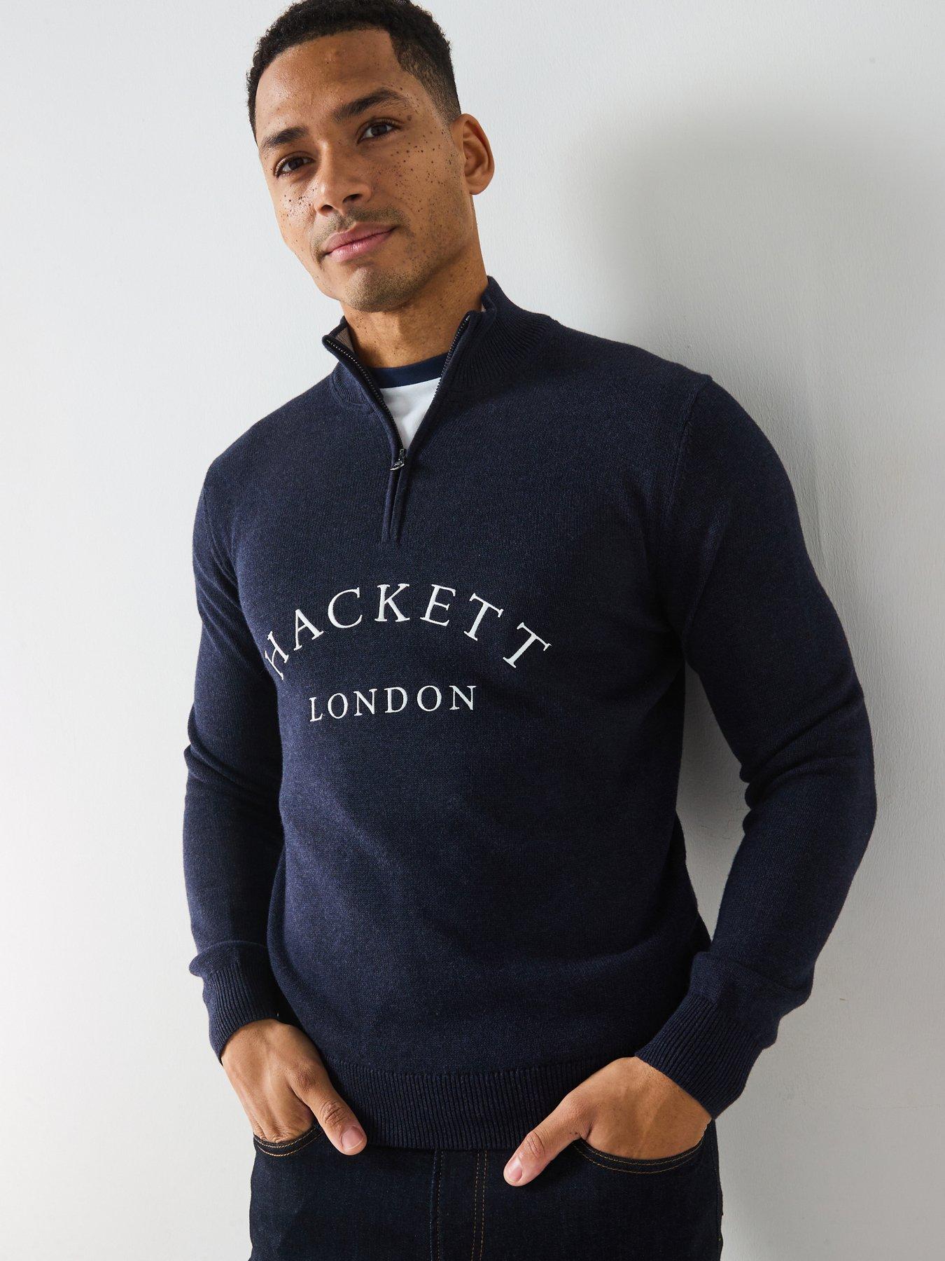 hackett-heritage-logo-half-zip-knitted-jumper-navy