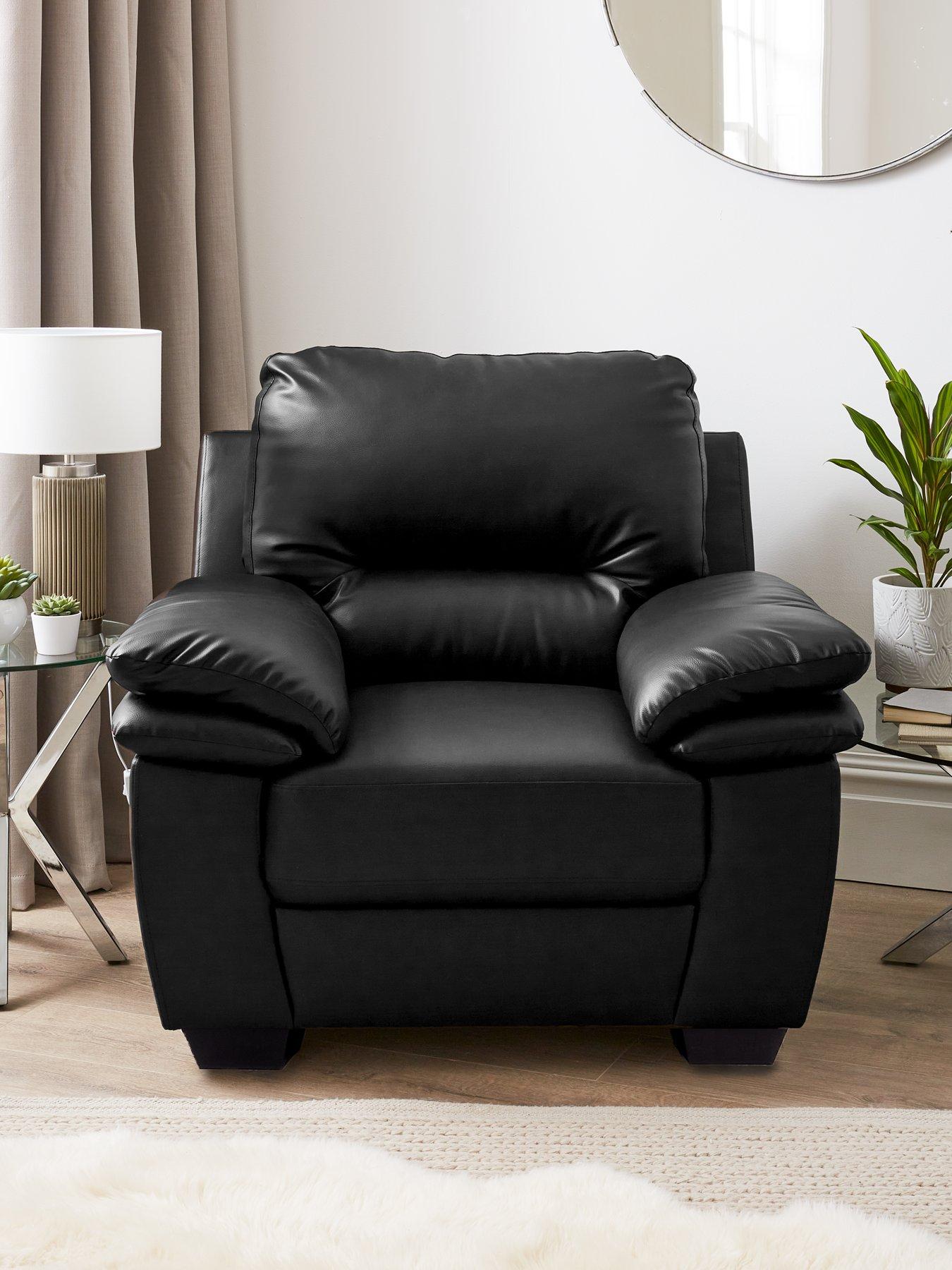 The Very Collection Leona Faux Leather Armchair - FSC® Certified