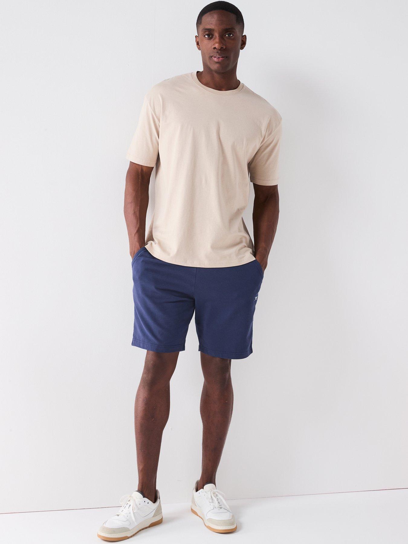  image of hackett-logo-sweatshorts-navy