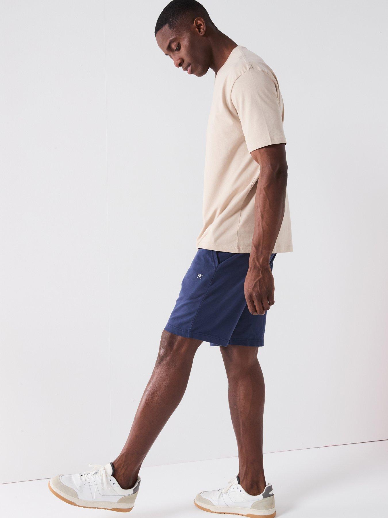  image of hackett-logo-sweatshorts-navy