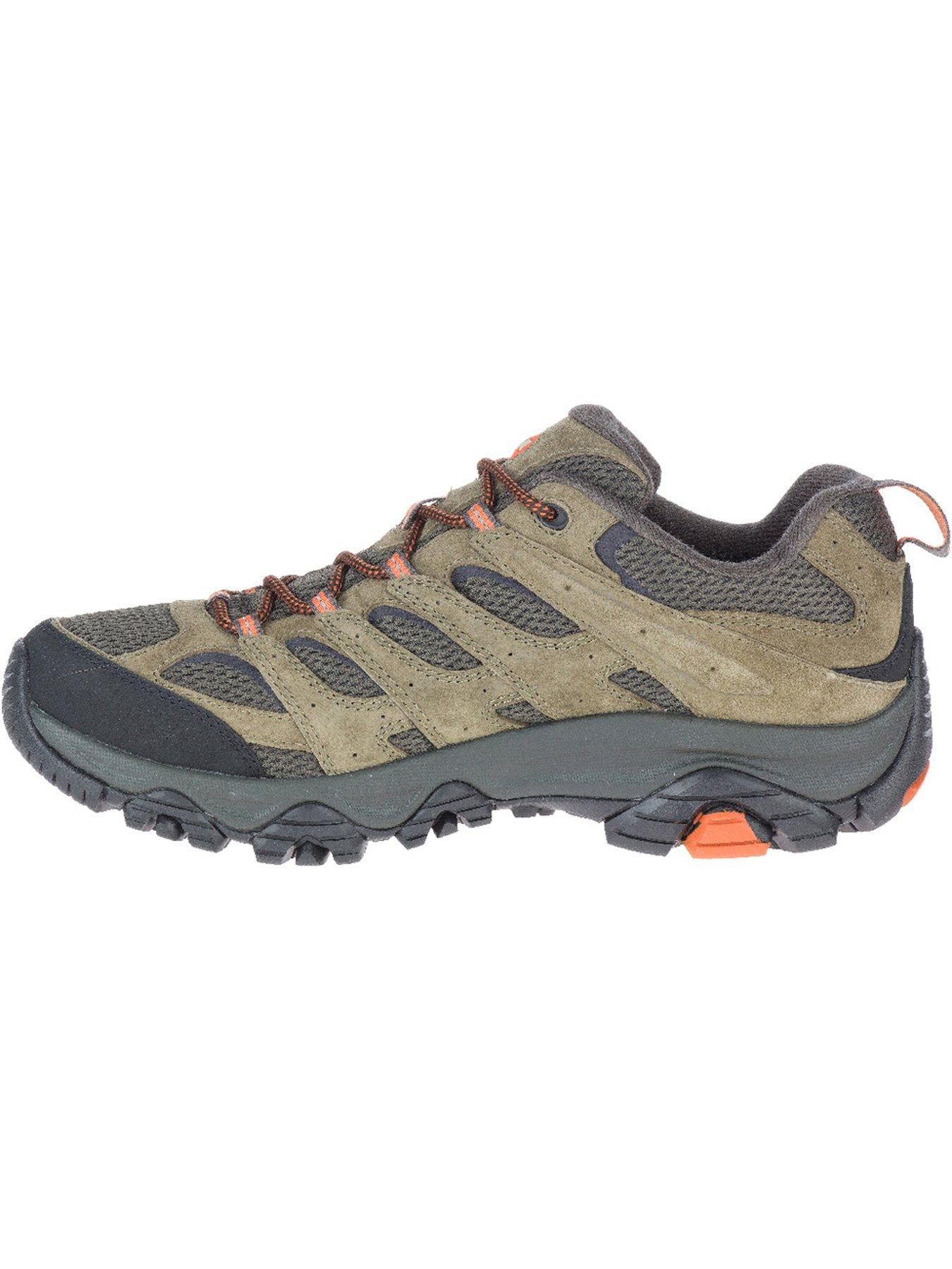  image of merrell-mens-moab-goretex-hiking-shoes--green