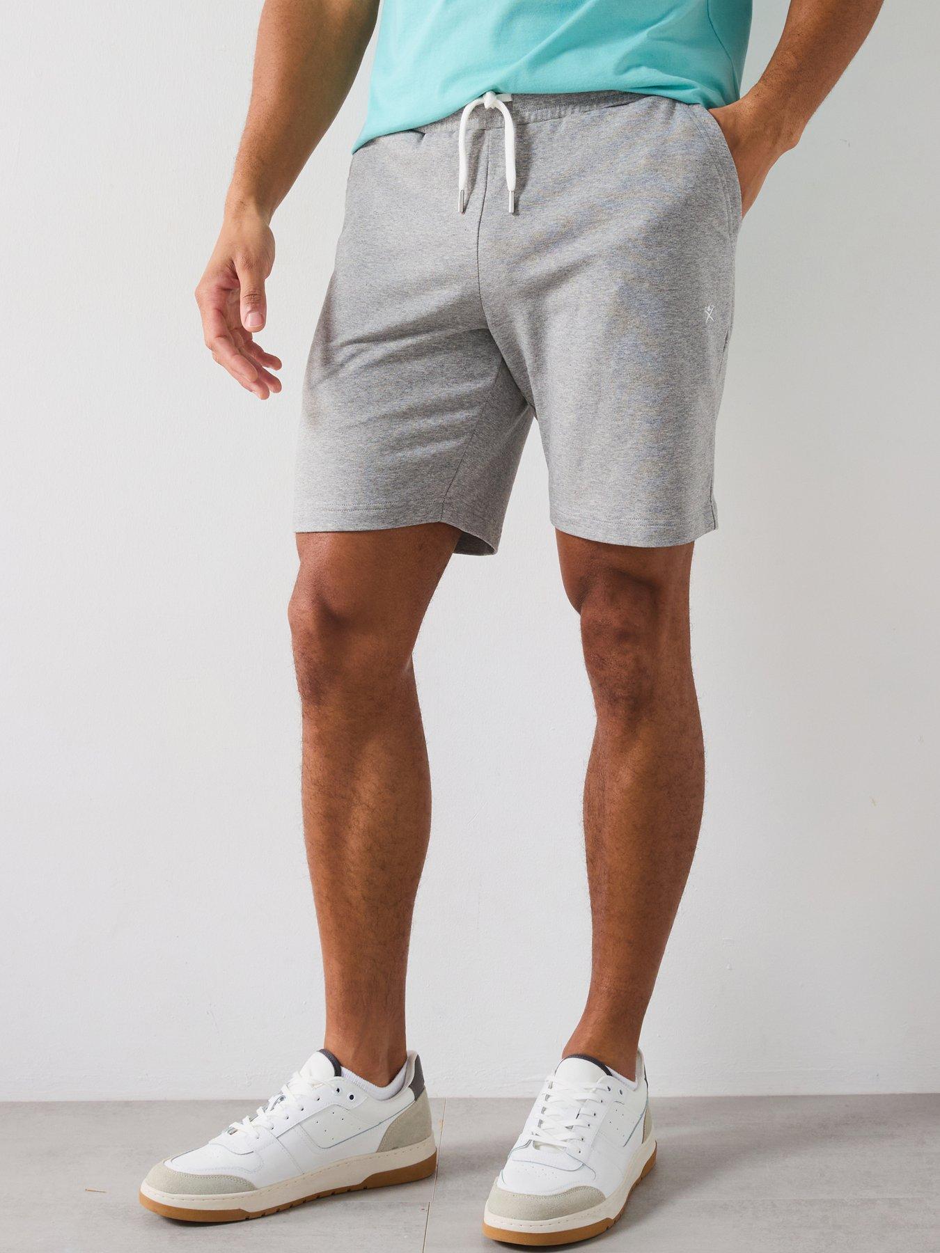 image of hackett-logo-sweatshorts-dark-grey