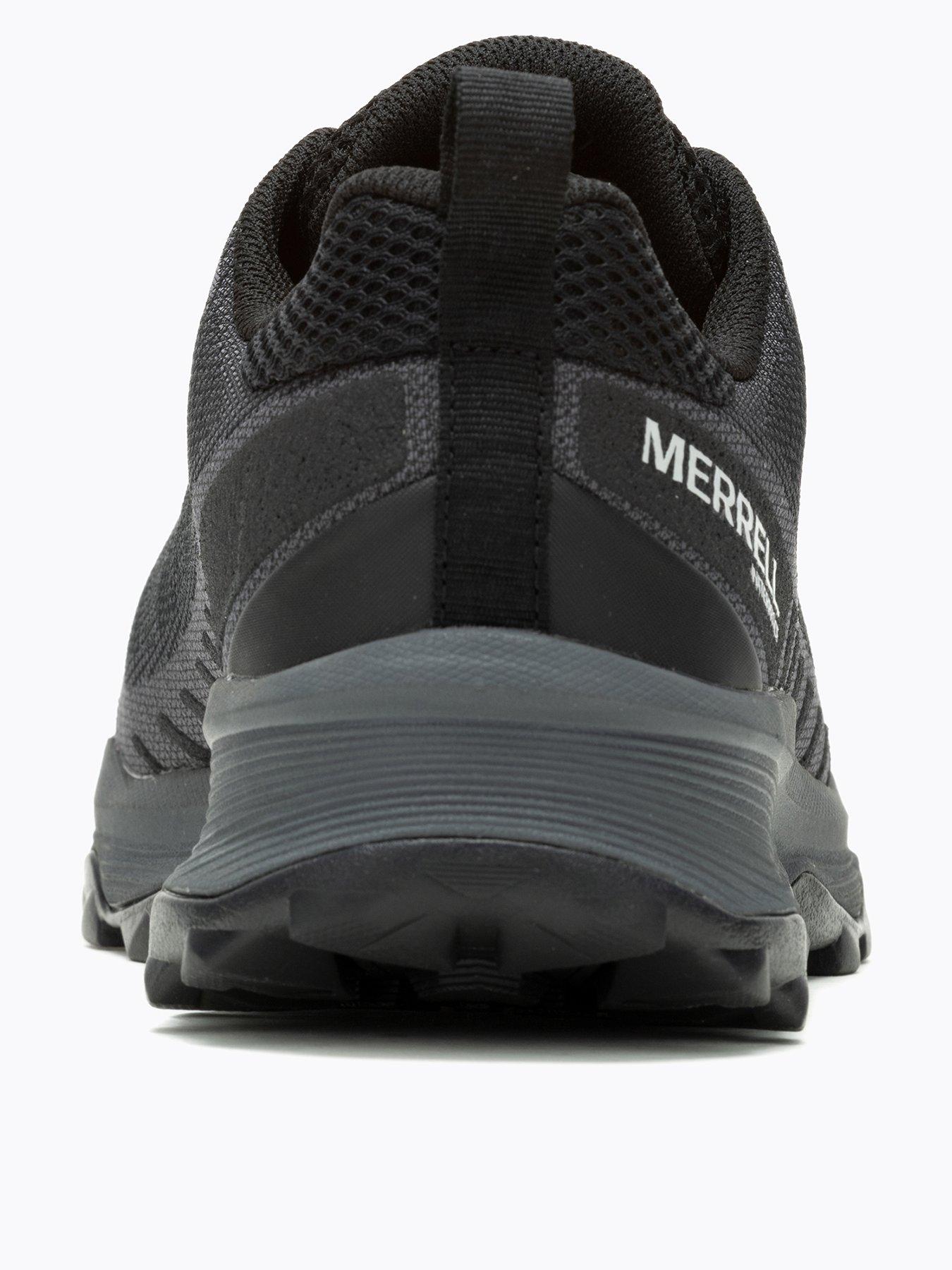  image of merrell-mens-speed-waterproof-walking-shoes-black